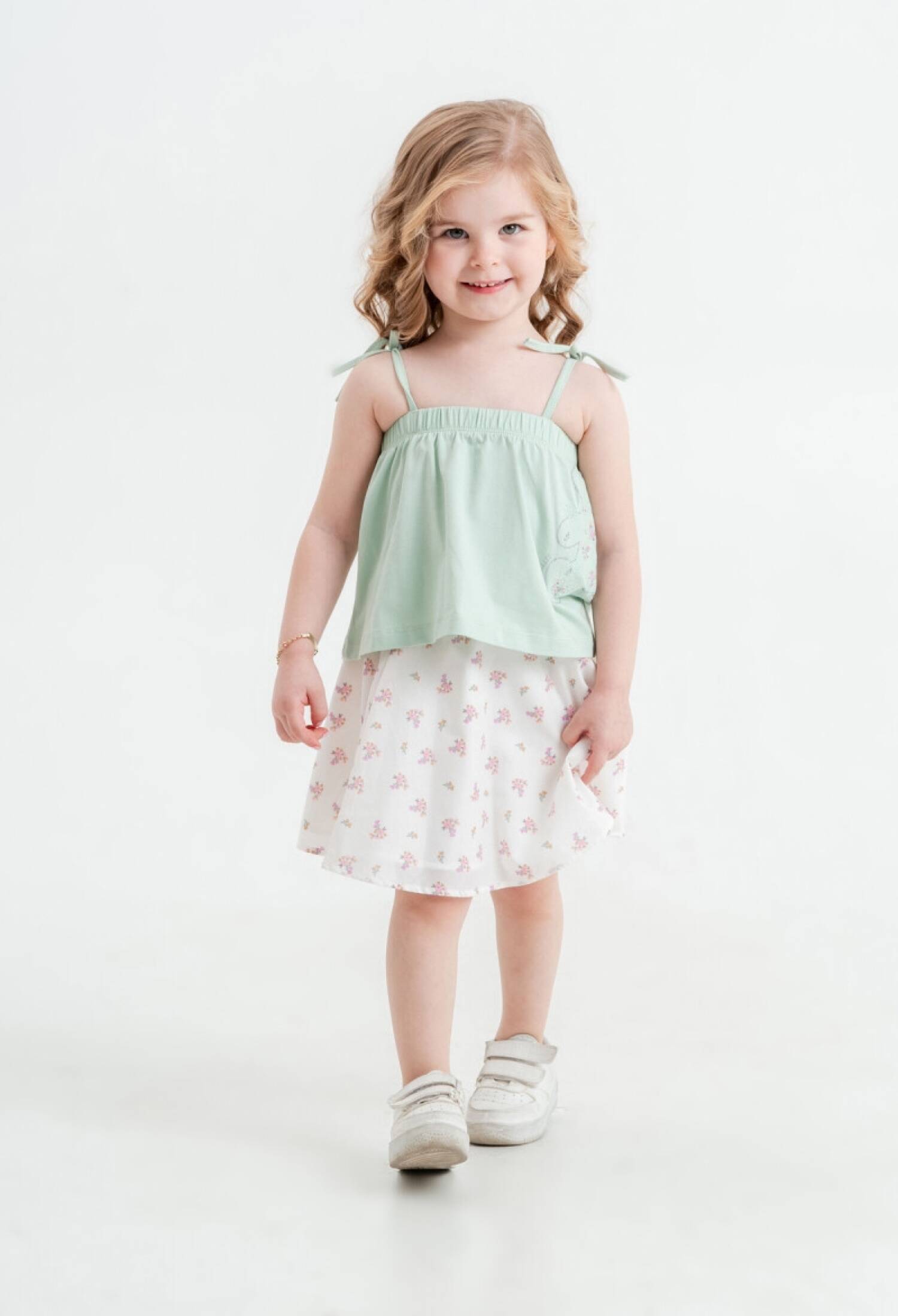 Toptan Kız Bebek 2'li Bluz ve Tekli Takım 6-18M 1099-1210 - 1099-1210 - Brand: Tuffy - Kids & Bby Clothes From Peralane Kids Turkey