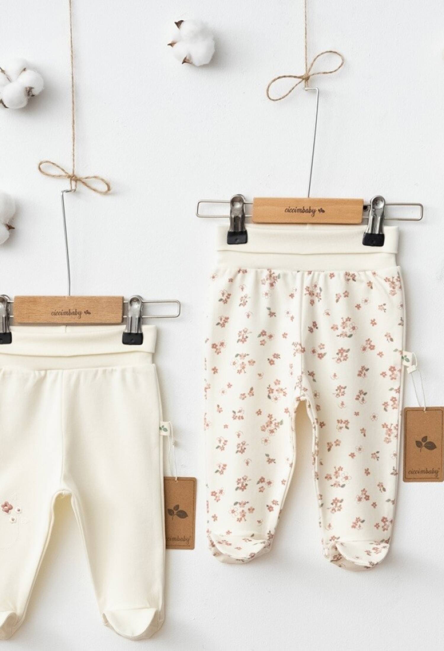 Toptan Kız Bebek 2'li Pantolon Takım 1-6M 1043-4962 - 1043-4962 - Brand: Ciccimbaby - Kids & Bby Clothes From Peralane Kids Turkey