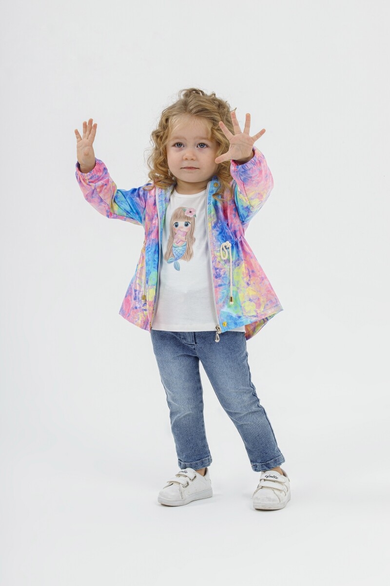 Toptan Kız Bebek 3'lü Yağmurluk Badi Pantolon Takım 9-24M 1055-5510 - 1055-5510 - Brand: Miss Lore - Kids & Bby Clothes From Peralane Kids Turkey