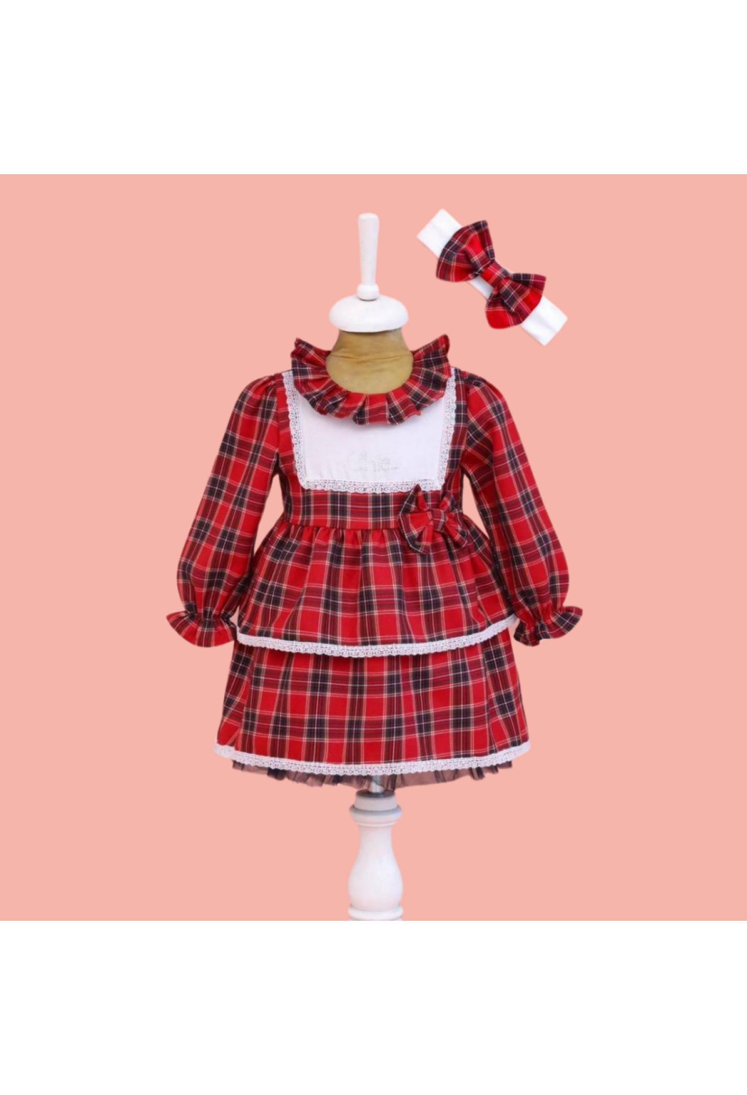 Toptan Kız Bebek Bandanalı Elbise 9-24M 1049-6519 - 1049-6519 - Brand: Lilax - Kids & Bby Clothes From Peralane Kids Turkey