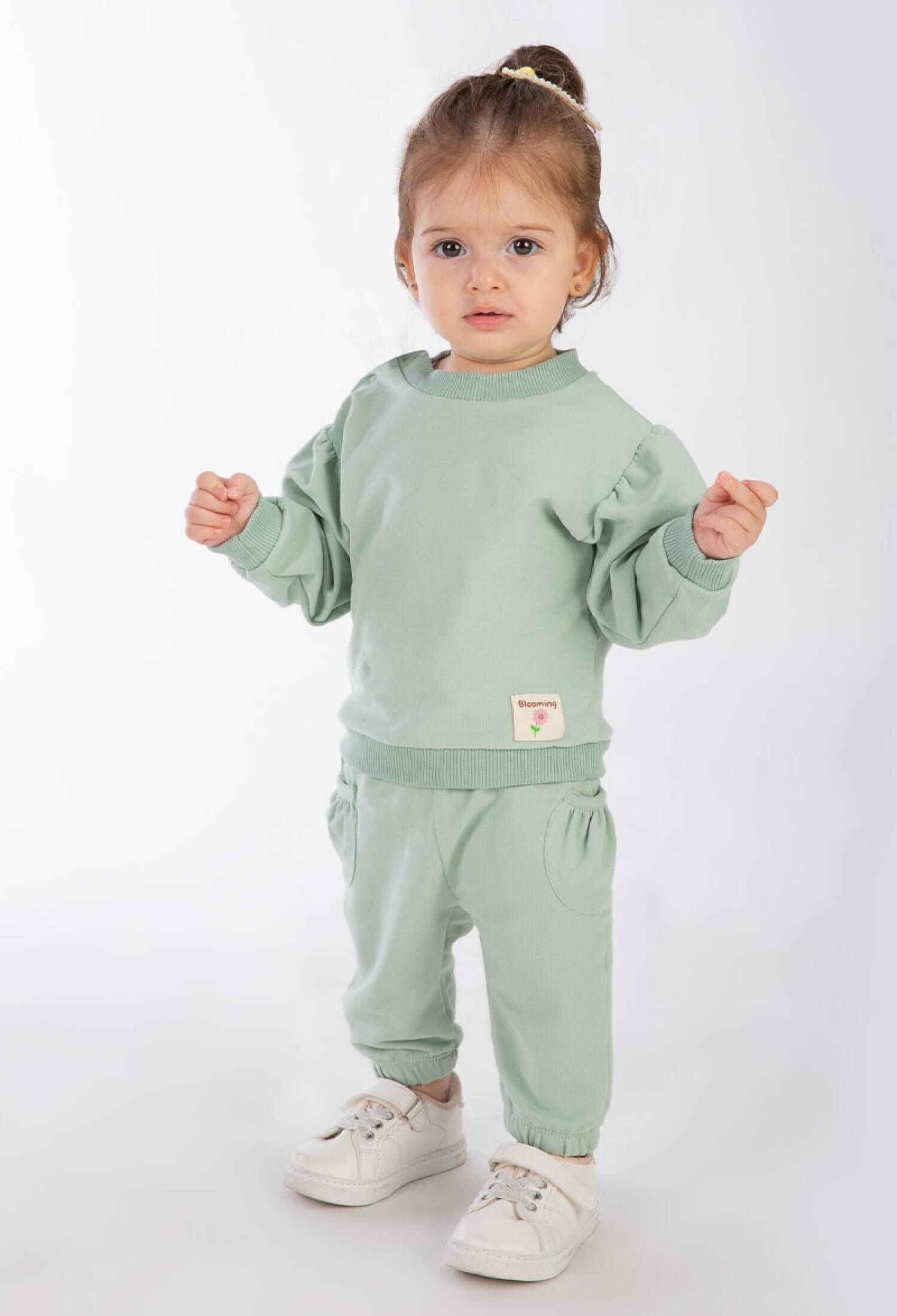 Toptan Kız Bebek Basic Eşofman Takımı 6-18M 1099-01006 - 1099-01006 - Brand: Tuffy - Kids & Bby Clothes From Peralane Kids Turkey