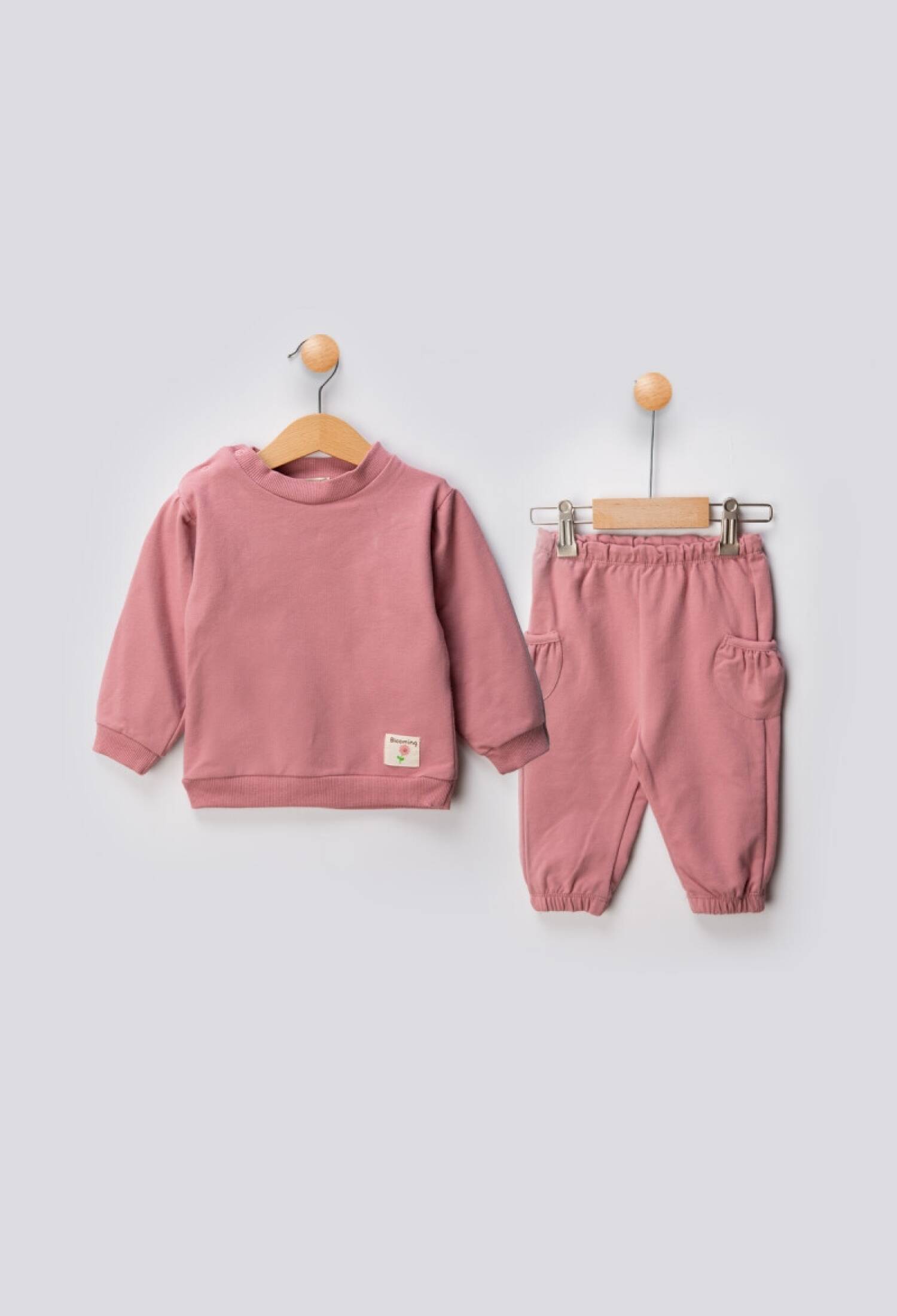 Toptan Kız Bebek Basic Eşofman Takımı 6-18M 1099-01006 - 1099-01006 - Brand: Tuffy - Kids & Bby Clothes From Peralane Kids Turkey