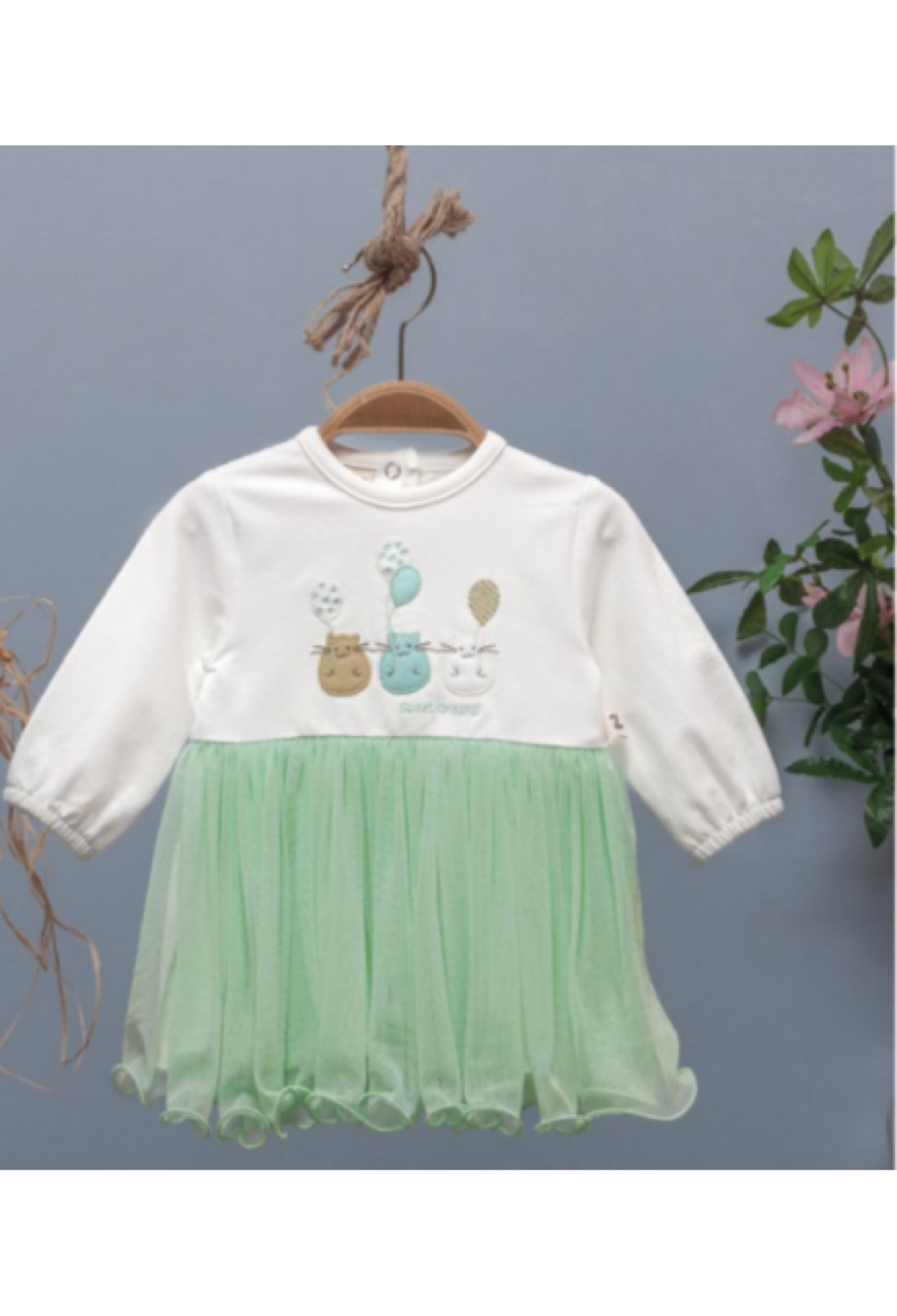 Toptan Kız Bebek Elbisesi 6-24M 1097-5395 - 1097-5395 - Brand: BabyZ - Kids & Bby Clothes From Peralane Kids Turkey