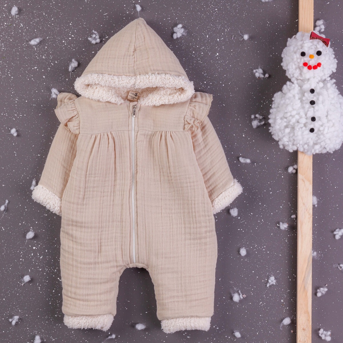 Toptan Kız Bebek Muslin Kapüşonlu Tulum 3-12M 1097-5415 – 1097-5415 – Brand: BabyZ – Kids & Bby Clothes From Peralane Kids Turkey