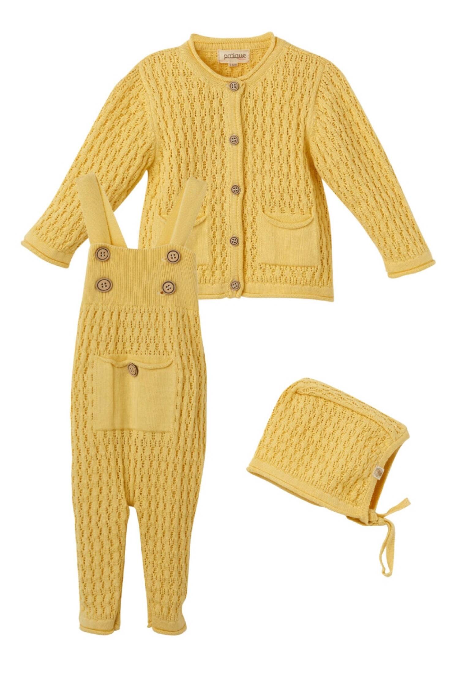 Toptan Kız Bebek Organik Pamuk 3'lü Takım 3-18 1061-21140 - 1061-21140 - Brand: Uludağ Triko - Kids & Bby Clothes From Peralane Kids Turkey