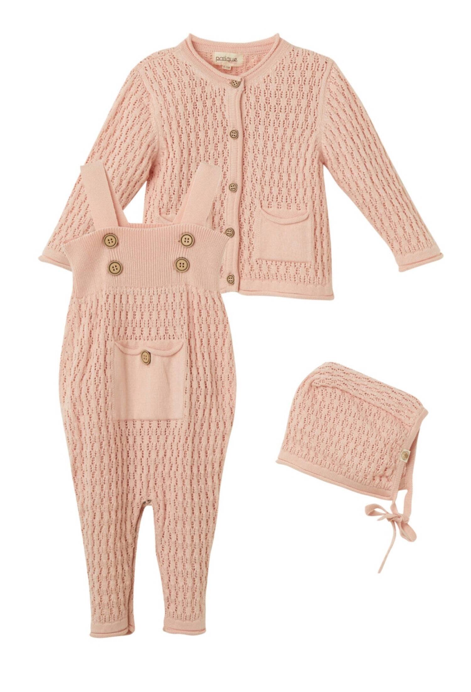 Toptan Kız Bebek Organik Pamuk 3'lü Takım 3-18 1061-21140 - 1061-21140 - Brand: Uludağ Triko - Kids & Bby Clothes From Peralane Kids Turkey