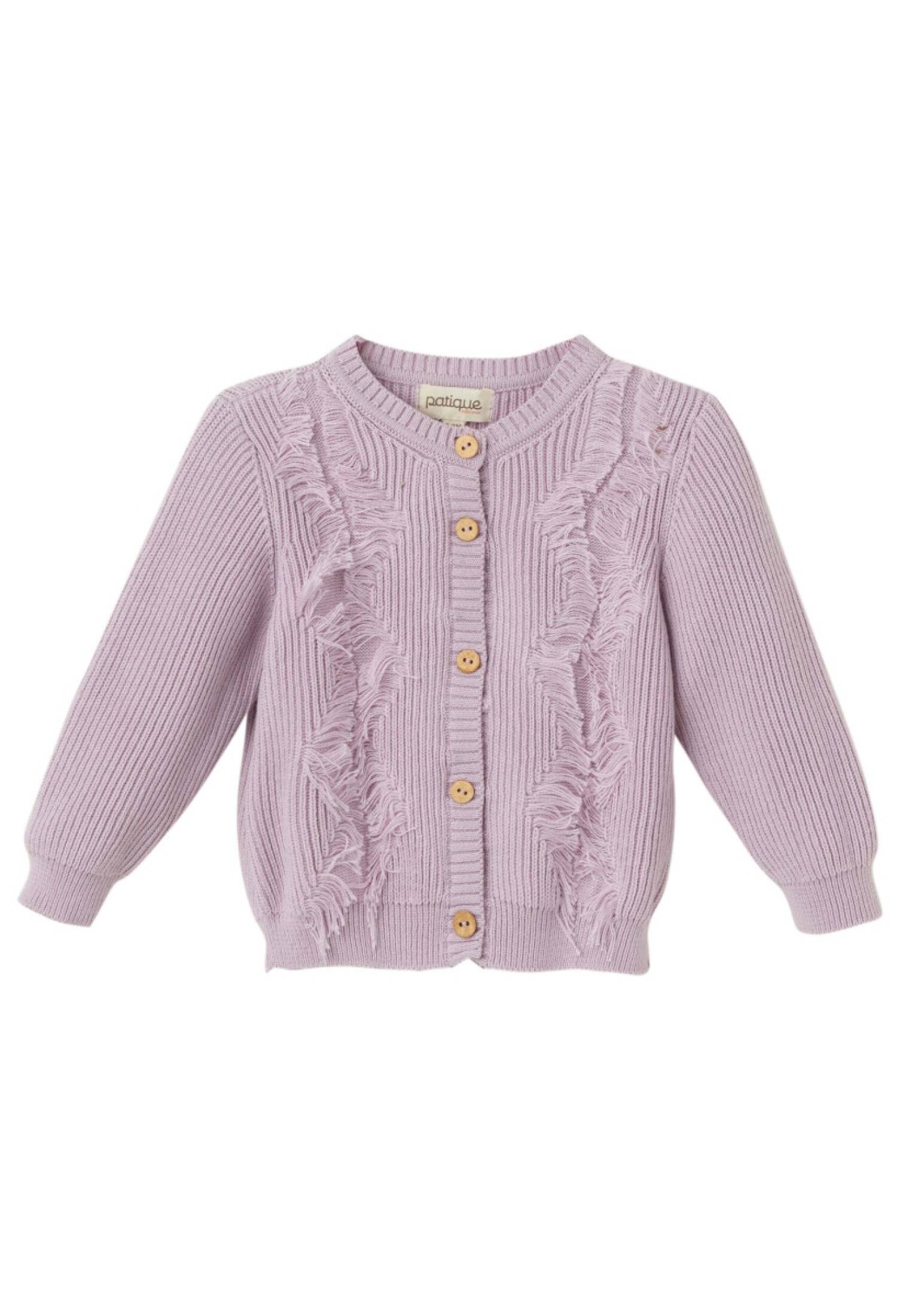 Toptan Kız Bebek Organik Pamuk Püsküllü Hırka 6-36M 1061-21153 - 1061-21153 - Brand: Uludağ Triko - Kids & Bby Clothes From Peralane Kids Turkey