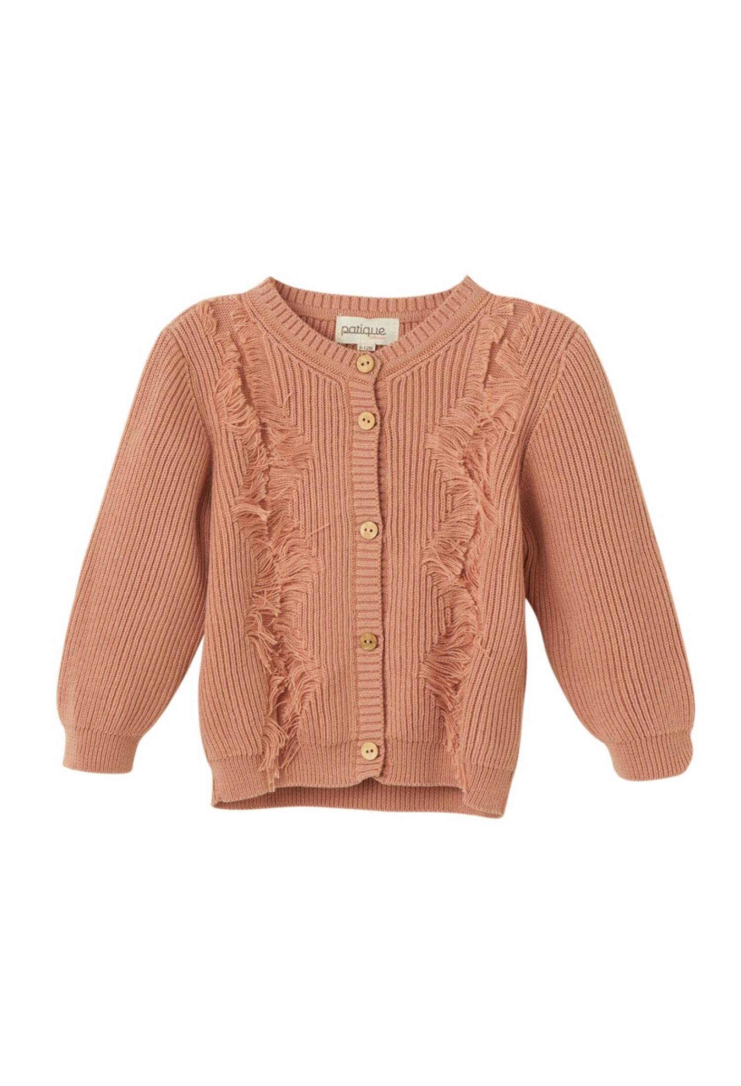 Toptan Kız Bebek Organik Pamuk Püsküllü Hırka 6-36M 1061-21153 - 1061-21153 - Brand: Uludağ Triko - Kids & Bby Clothes From Peralane Kids Turkey