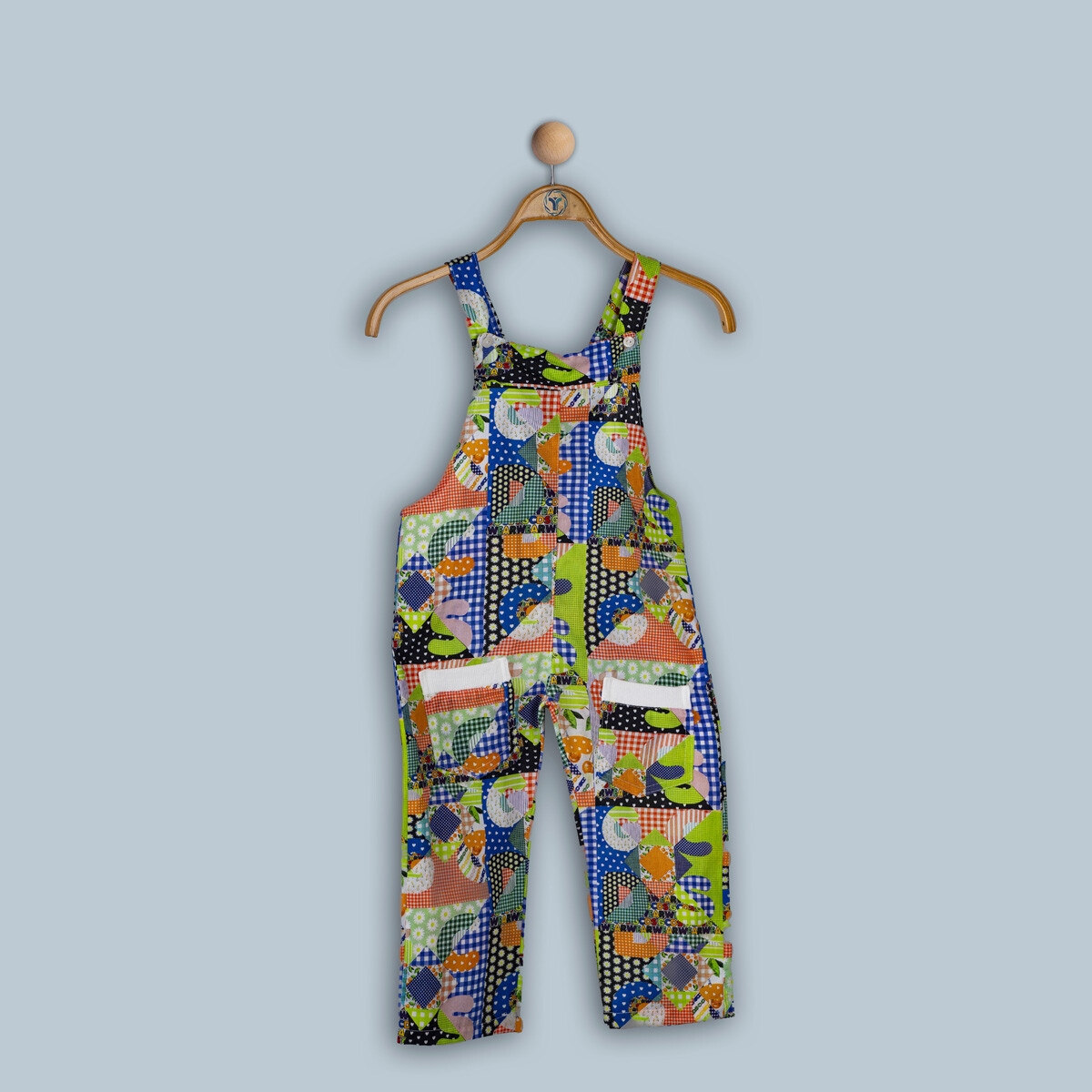 Toptan Kız Bebek Patchwork Salopet 6-24M 1018-TK4DÜ132243341 - 1018-TK4DÜ132243341 - Brand: Timo - Kids & Bby Clothes From Peralane Kids Turkey