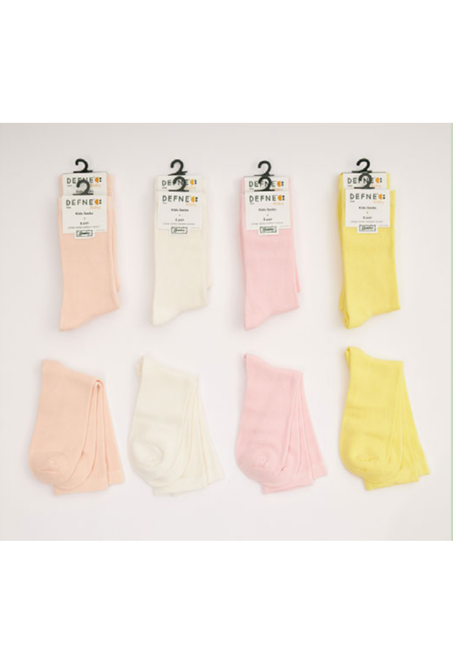 Toptan Kız Çocuk 12 Çift Bambu Soket Çorap 1064-DFN1Ç-K013-23(11-12) - 1064-DFN1Ç-K013-23(11-12) - Brand: Defne - Kids & Bby Clothes From Peralane Kids Turkey