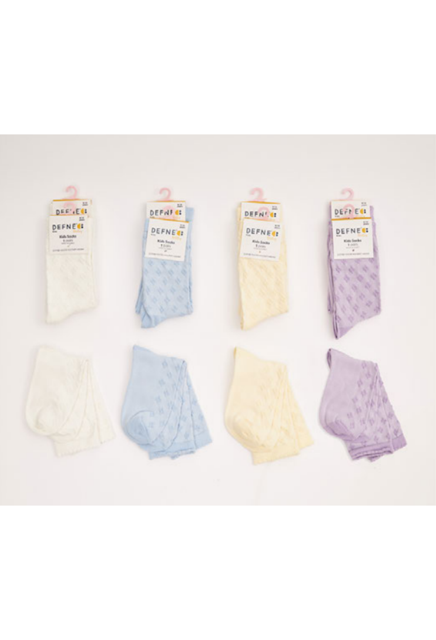 Toptan Kız Çocuk 12 Çift Çorap 1064-DFN1Ç-K001-22(7-8) - 1064-DFN1Ç-K001-22(7-8) - Brand: Defne - Kids & Bby Clothes From Peralane Kids Turkey