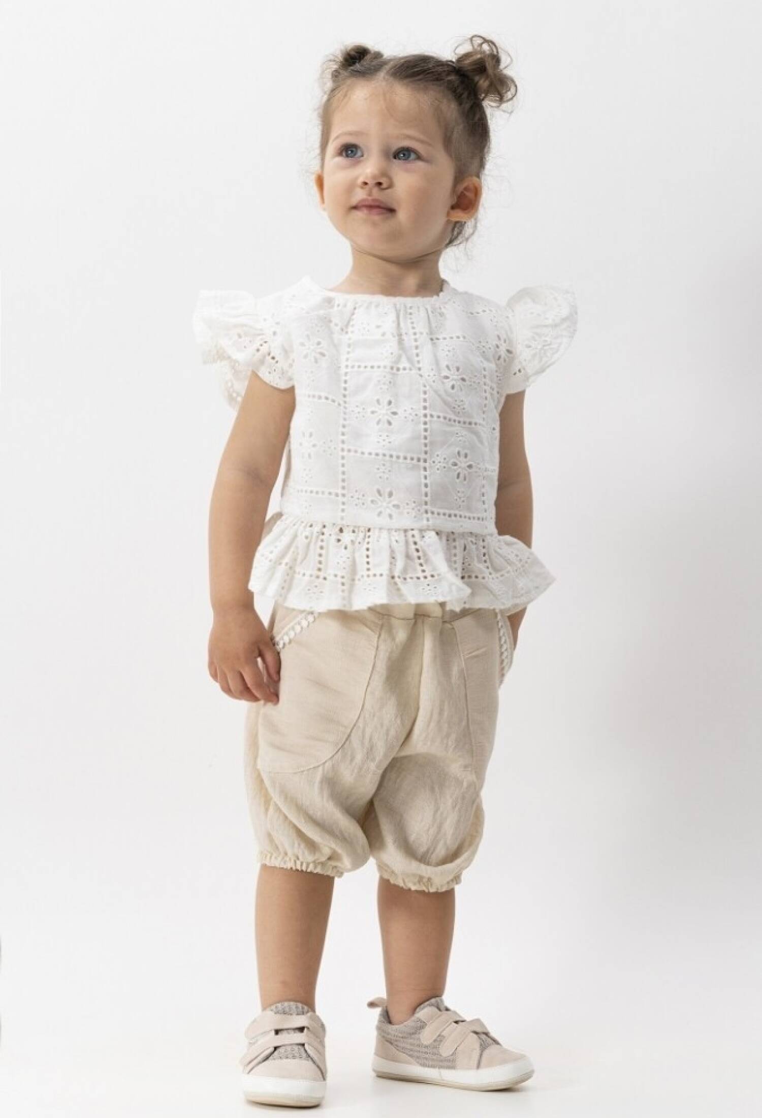 Toptan Kız Çocuk 2'Li Bluz ve Şortlu Takım 2-5Y 1022-23220 - 1022-23220 - Brand: Wecan - Kids & Bby Clothes From Peralane Kids Turkey
