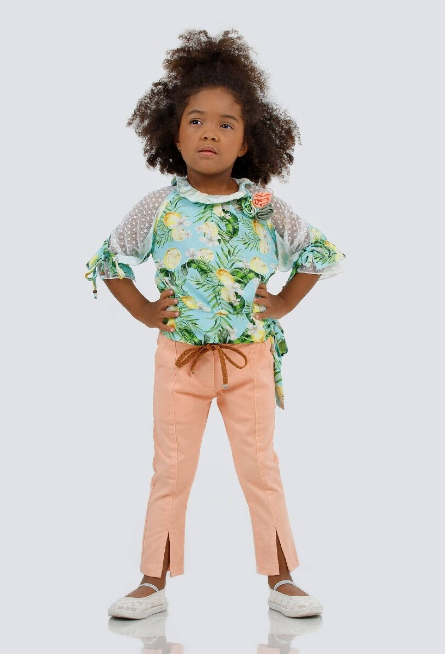 Toptan Kız Çocuk 2'li Bluz Pantolonlu Takım 2-6Y 1055-5130 - 1055-5130 - Brand: Miss Lore - Kids & Bby Clothes From Peralane Kids Turkey