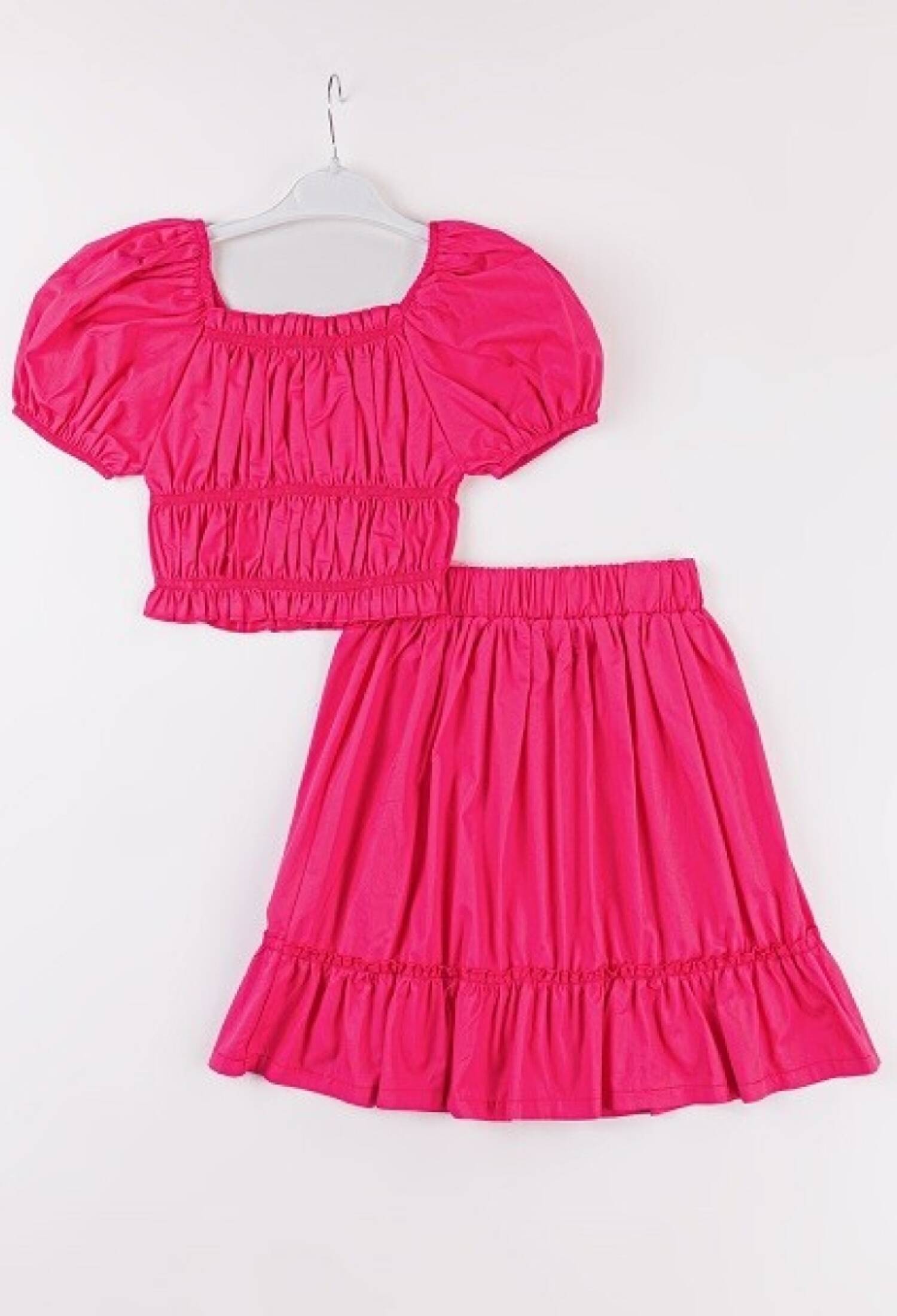 Toptan Kız Çocuk 2'li Bluz ve Etek Takımı 7-10Y 1016-24144 - 1016-24144 - Brand: Büşra Bebe - Kids & Bby Clothes From Peralane Kids Turkey