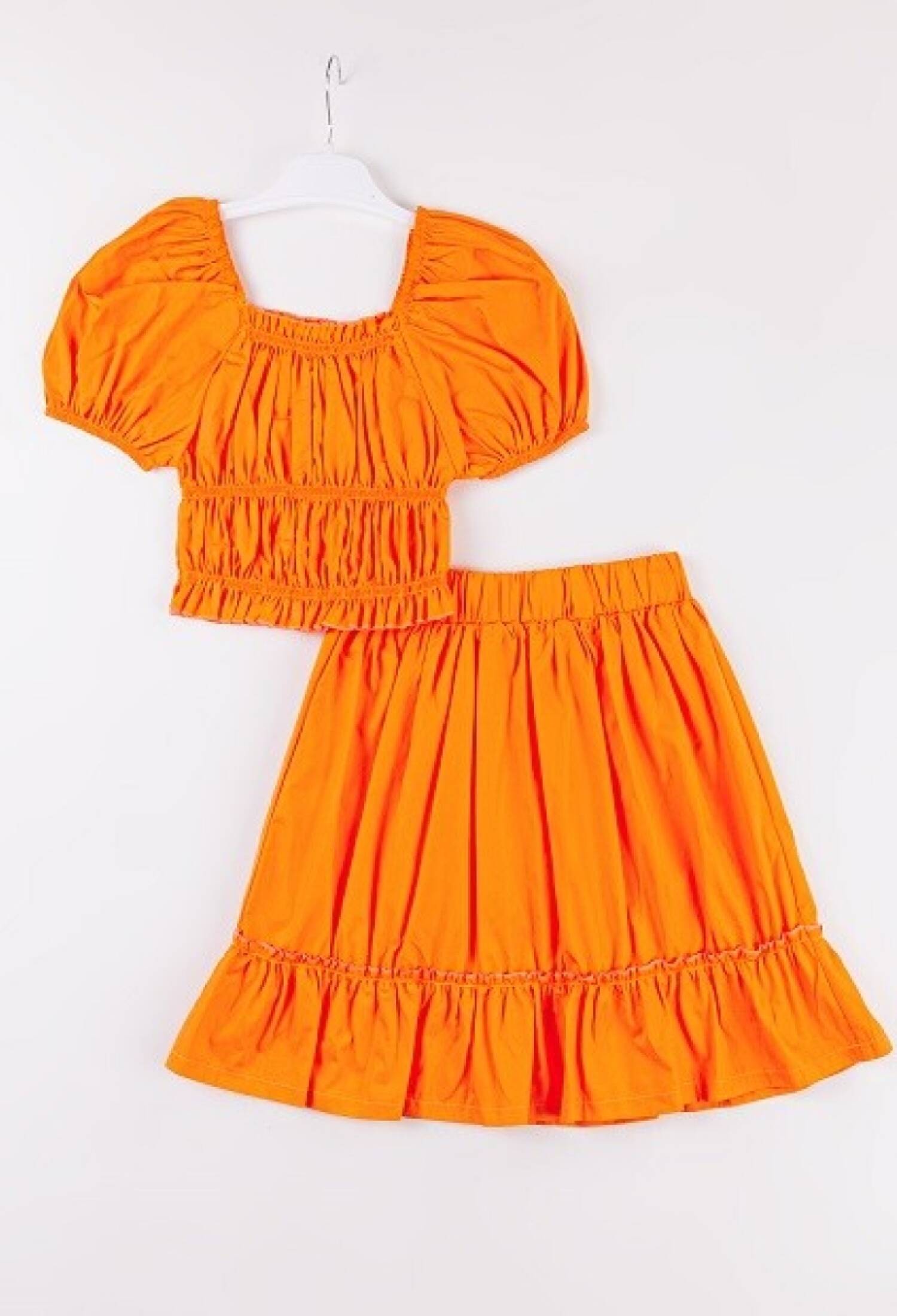 Toptan Kız Çocuk 2'li Bluz ve Etek Takımı 7-10Y 1016-24144 - 1016-24144 - Brand: Büşra Bebe - Kids & Bby Clothes From Peralane Kids Turkey