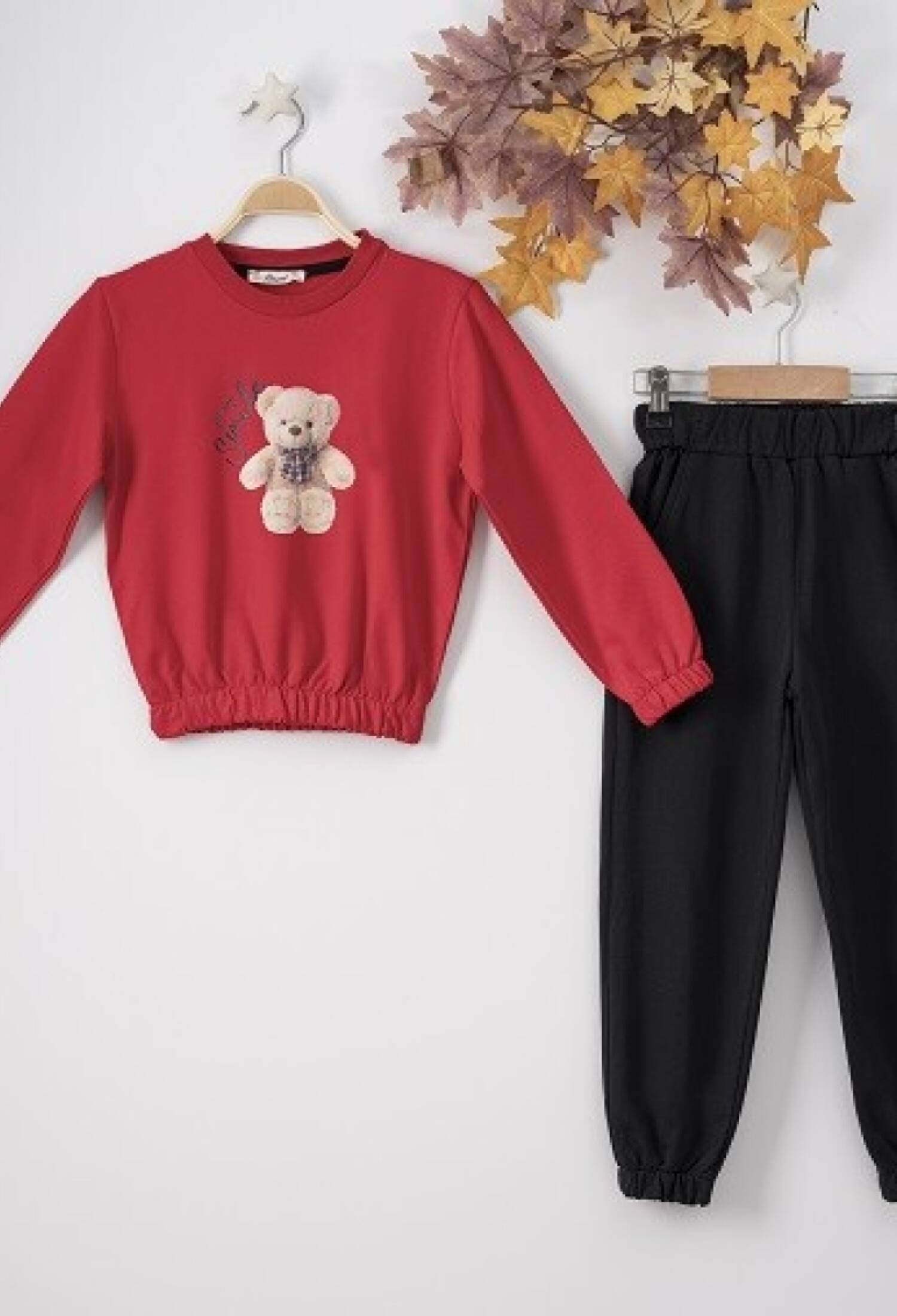 Toptan Kız Çocuk 2'li Sweatshirt ve Pantolon Takımı 7-10Y 1016-22264 - 1016-22264 - Brand: Büşra Bebe - Kids & Bby Clothes From Peralane Kids Turkey