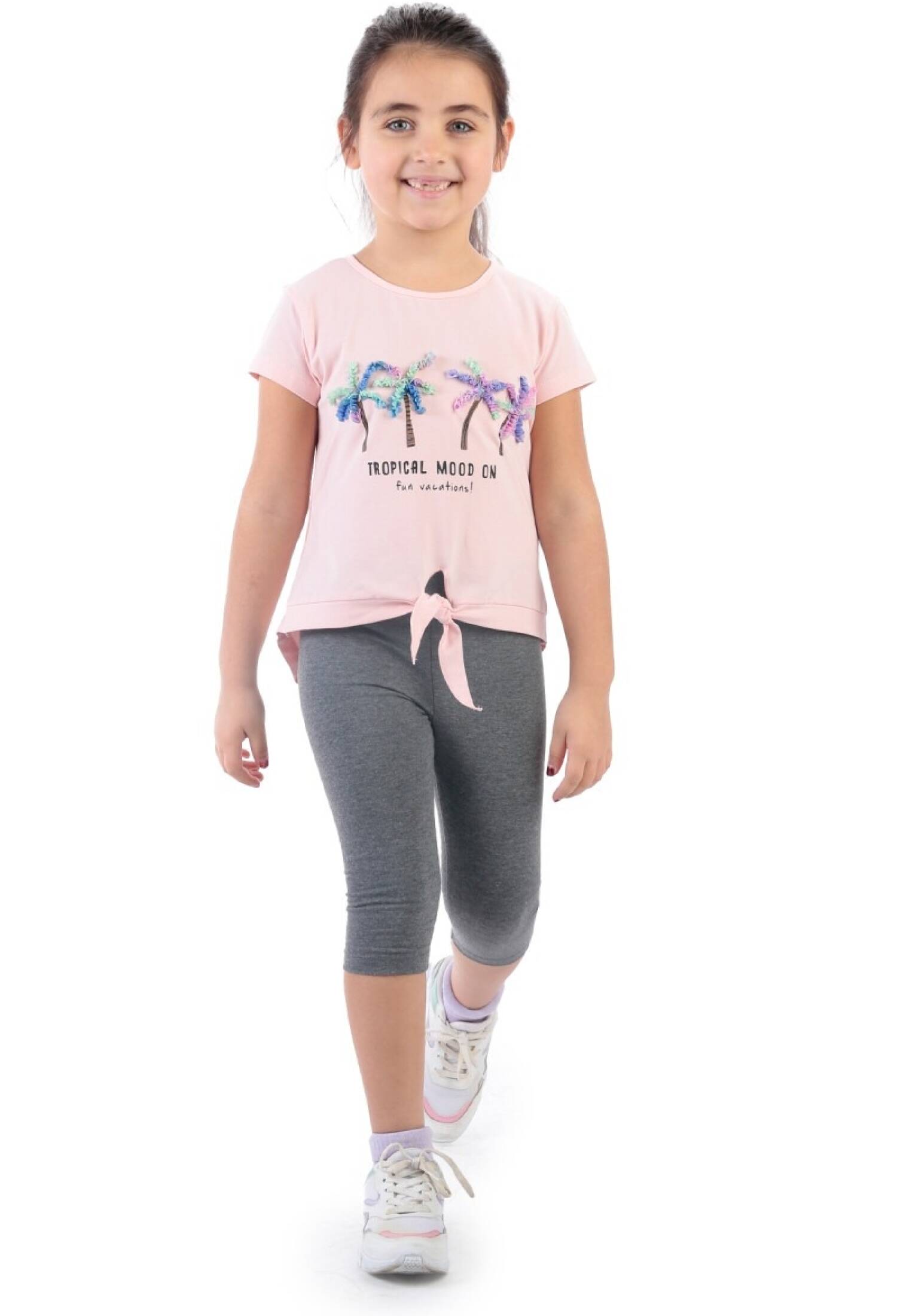 Toptan Kız Çocuk 2'li Tayt ve Tişört Takım 8-14Y 1025-22256 - 1025-22256 - Brand: Elnino - Kids & Bby Clothes From Peralane Kids Turkey