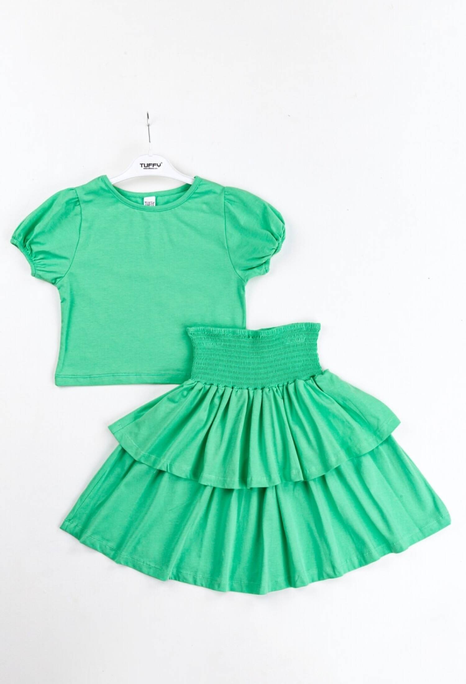 Toptan Kız Çocuk 2'li Tişört ve Etek Takım 10-13Y 1099-9662 - 1099-9662 - Brand: Tuffy - Kids & Bby Clothes From Peralane Kids Turkey