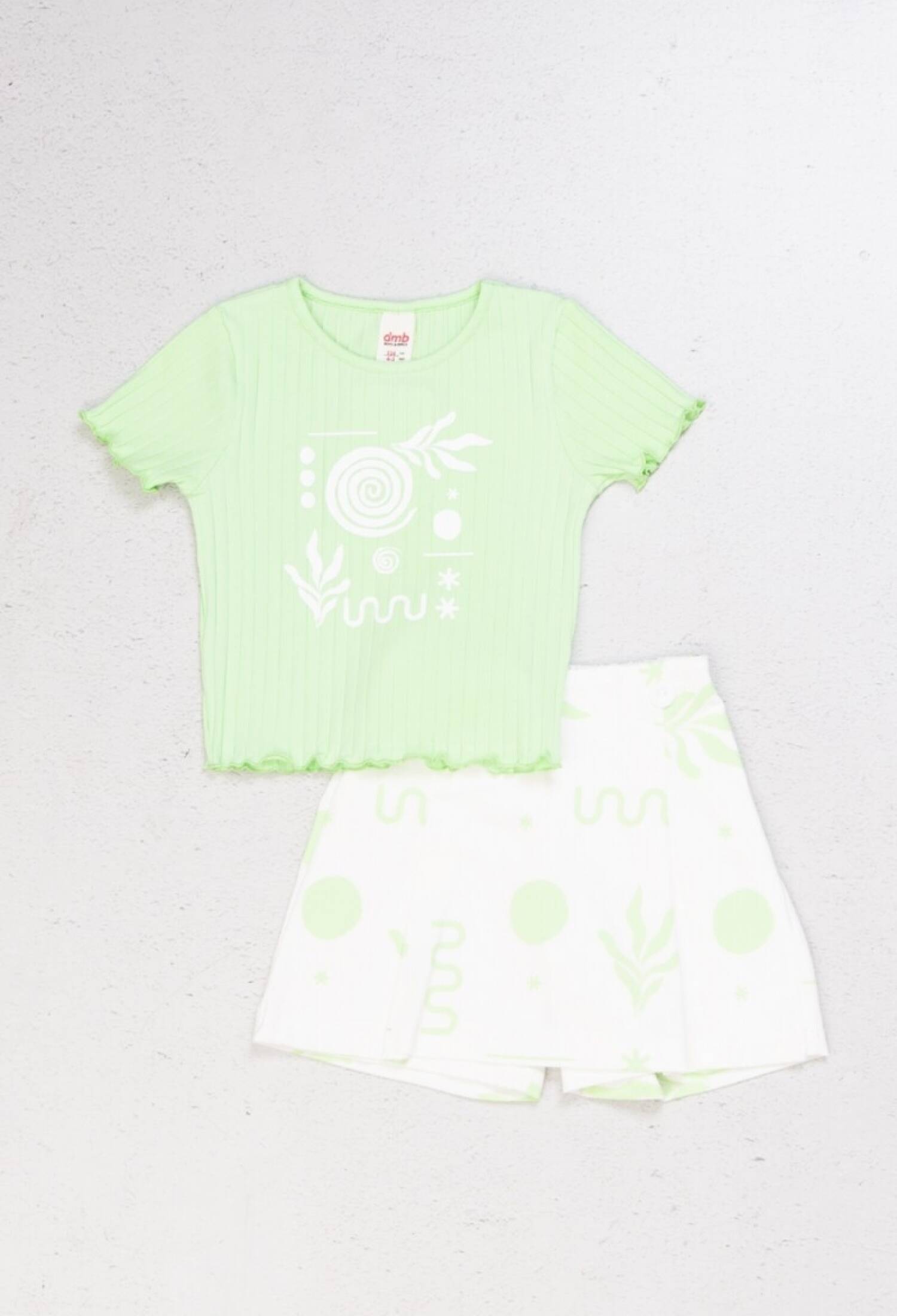 Toptan Kız Çocuk 2'li Tişört ve Şort Takımı 4-9Y DMB Boys&Girls 1081-0413 - 1081-0413 - Brand: DMB Boys&Girls - Kids & Bby Clothes From Peralane Kids Turkey