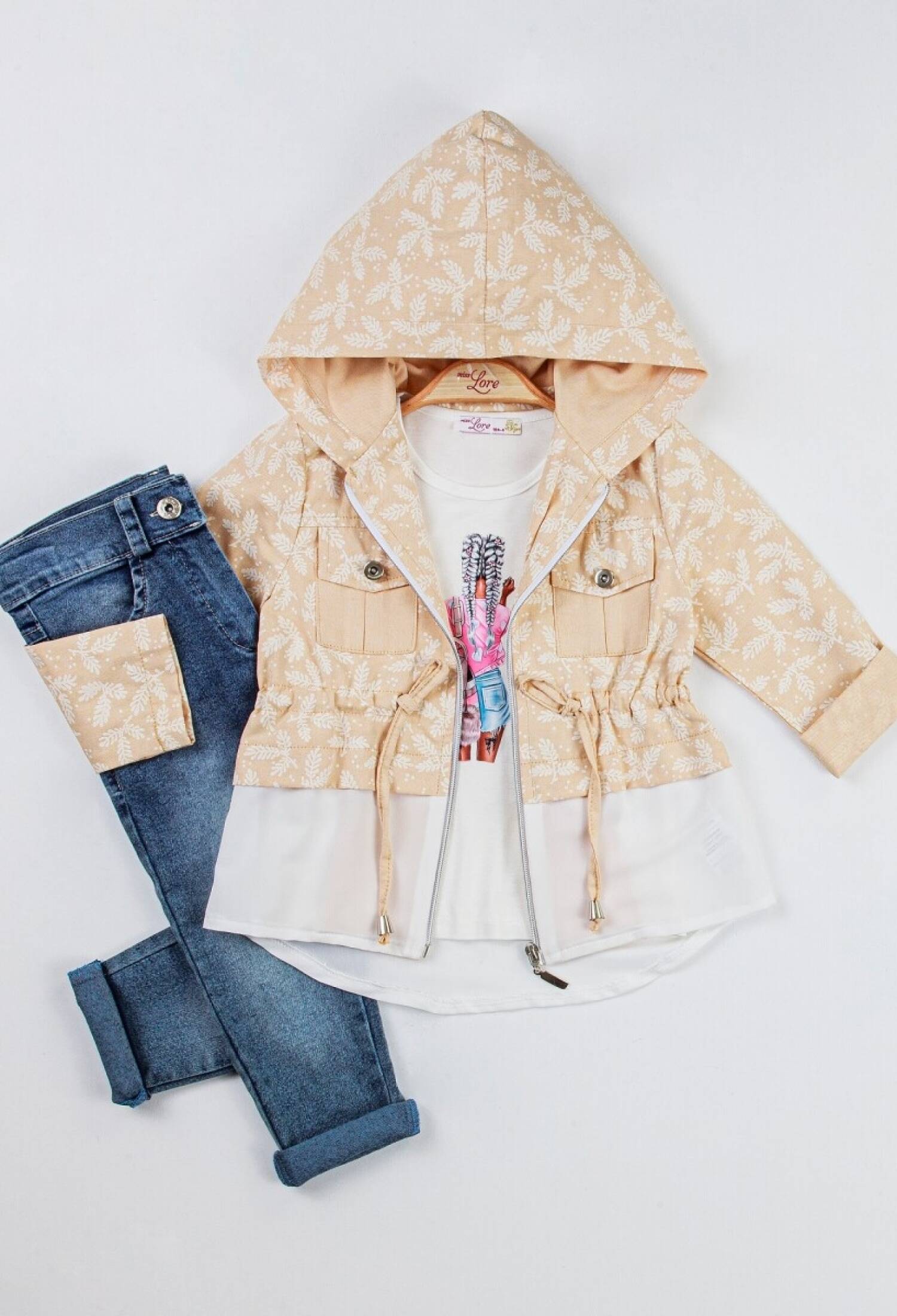 Toptan Kız Çocuk 3'lü Ceket Badi Pantolonlu Takım 2-6Y 1055-5516 - 1055-5516 - Brand: Miss Lore - Kids & Bby Clothes From Peralane Kids Turkey