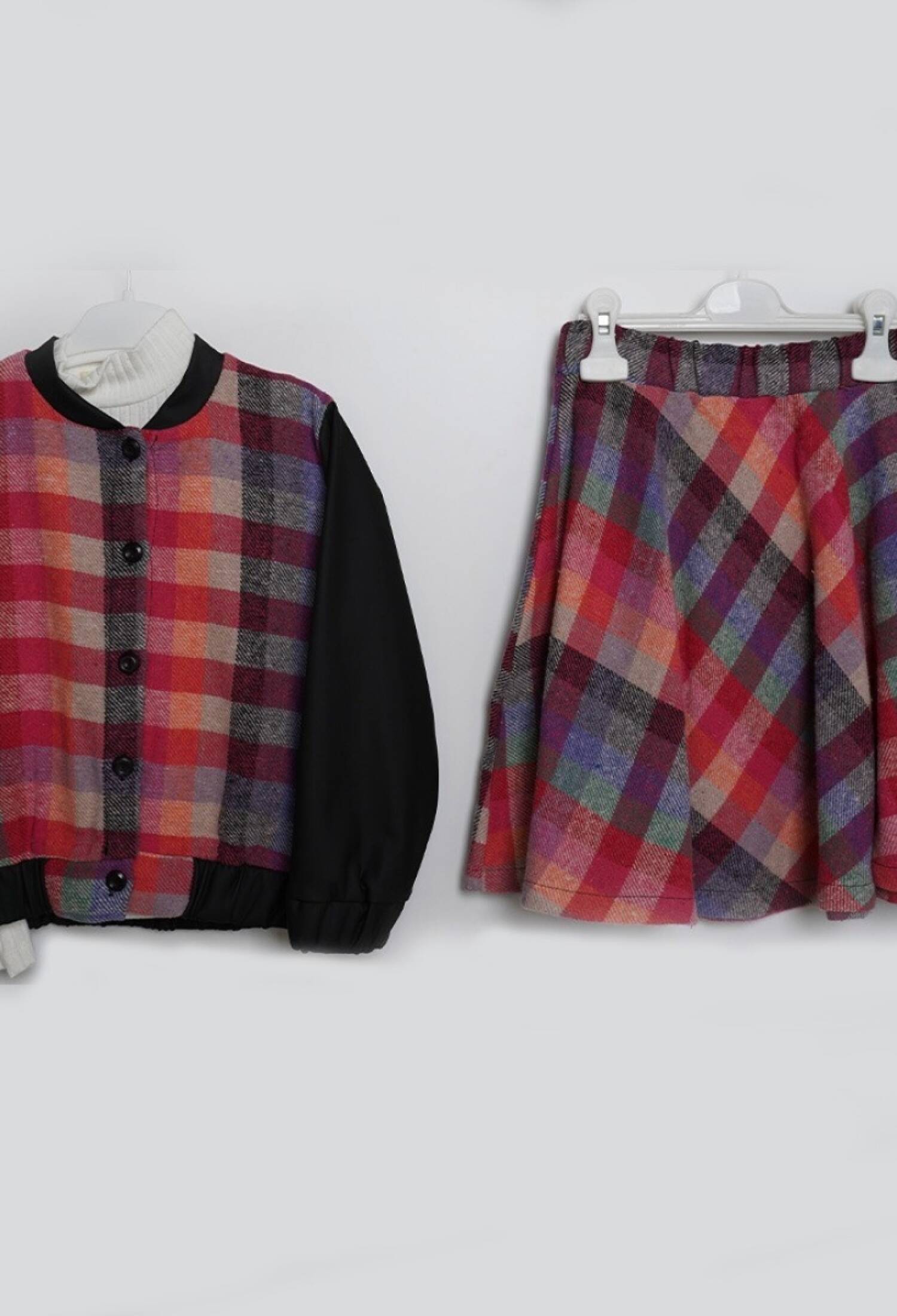 Toptan Kız Çocuk 3'lü Ceket Bluz ve Etek Takım 7-10Y 1016-23241 - 1016-23241 - Brand: Büşra Bebe - Kids & Bby Clothes From Peralane Kids Turkey