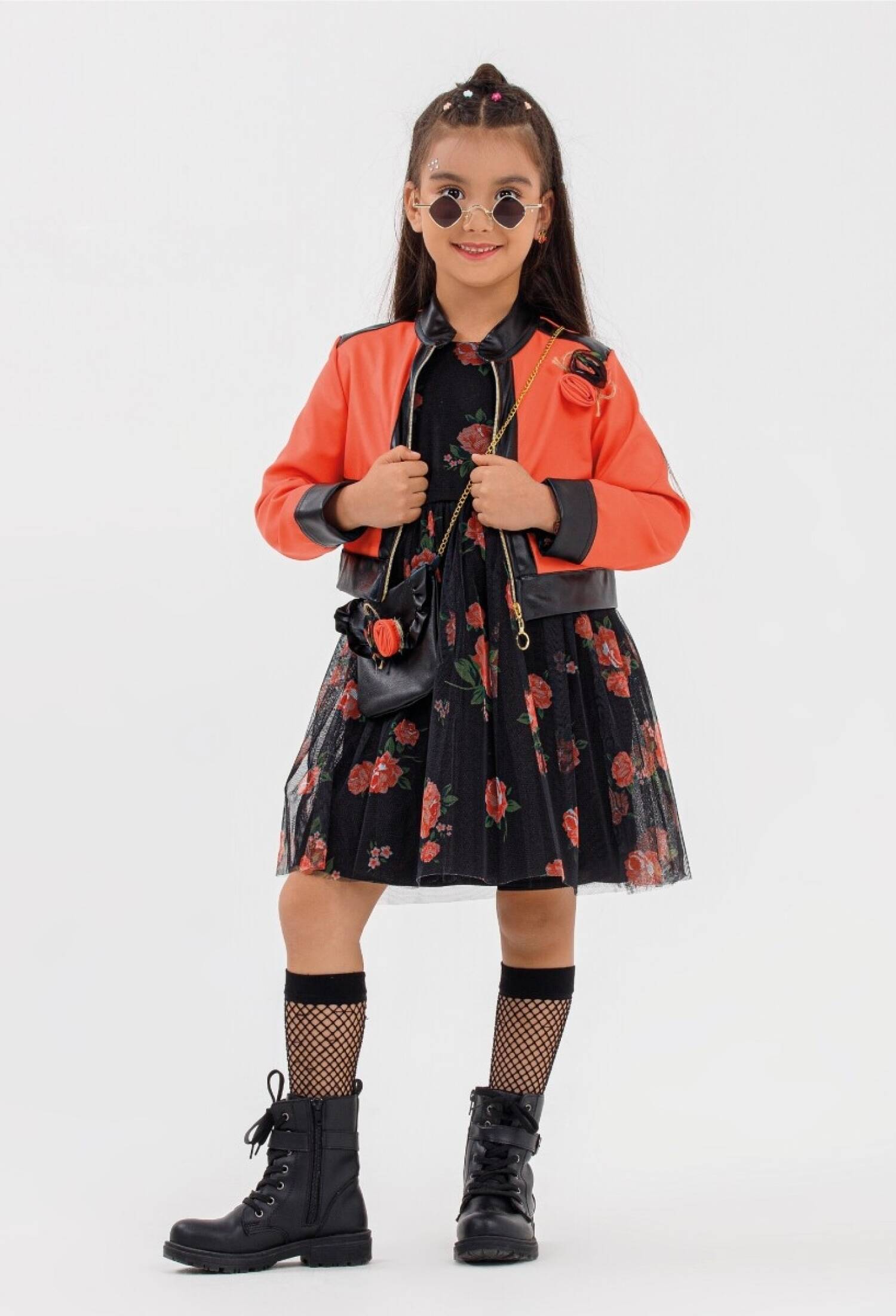 Toptan Kız Çocuk 3'lü Ceket, Elbise ve Çantalı Takım 2-6Y 5317 1055-5317 - 1055-5317 - Brand: Miss Lore - Kids & Bby Clothes From Peralane Kids Turkey