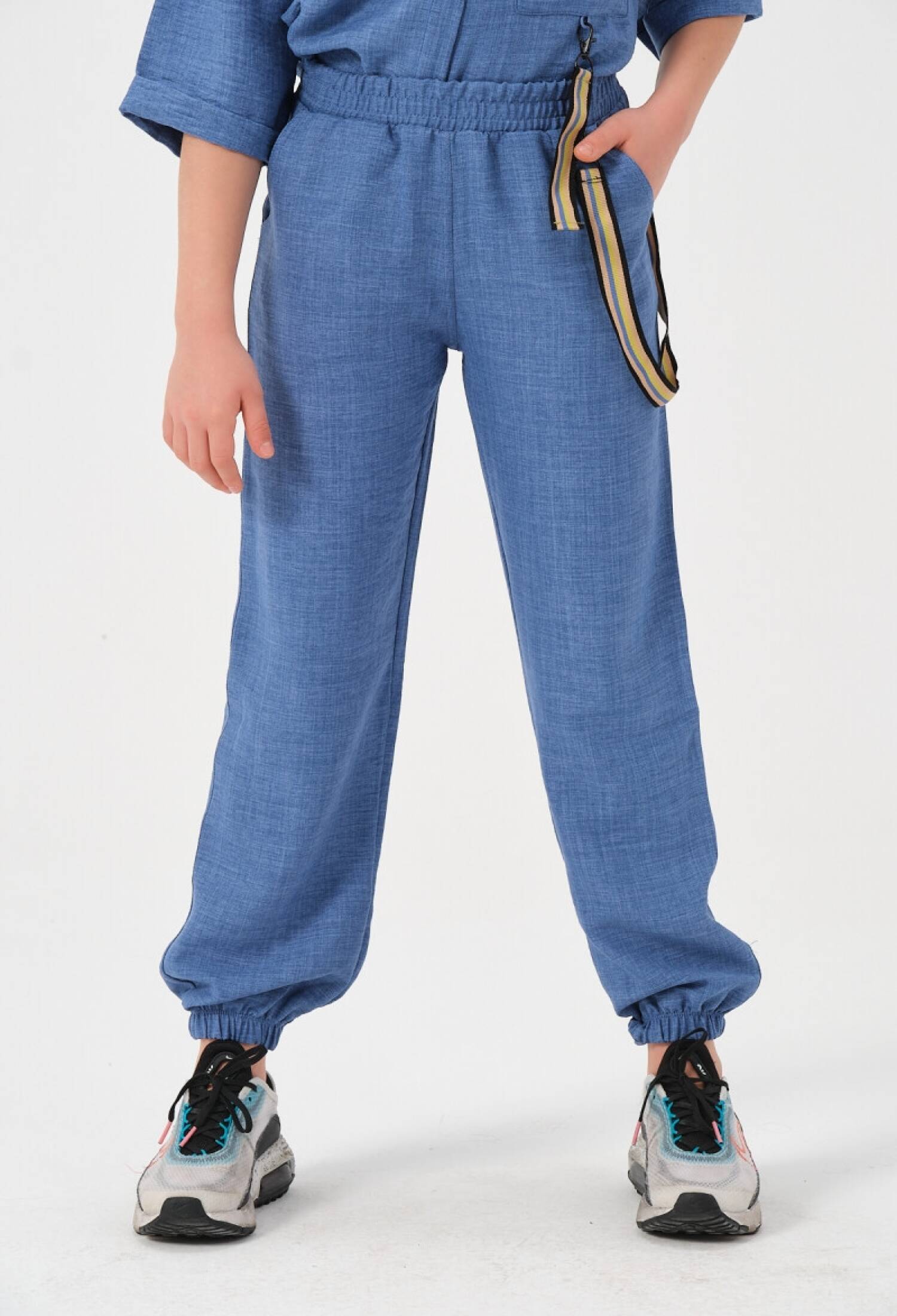 Toptan Kız Çocuk Aksesuar Detaylı Jogger Pantolon 8-15Y 2051-241Z4ALP01 - 2051-241Z4ALP01 - Brand: Jazziee - Kids & Bby Clothes From Peralane Kids Turkey