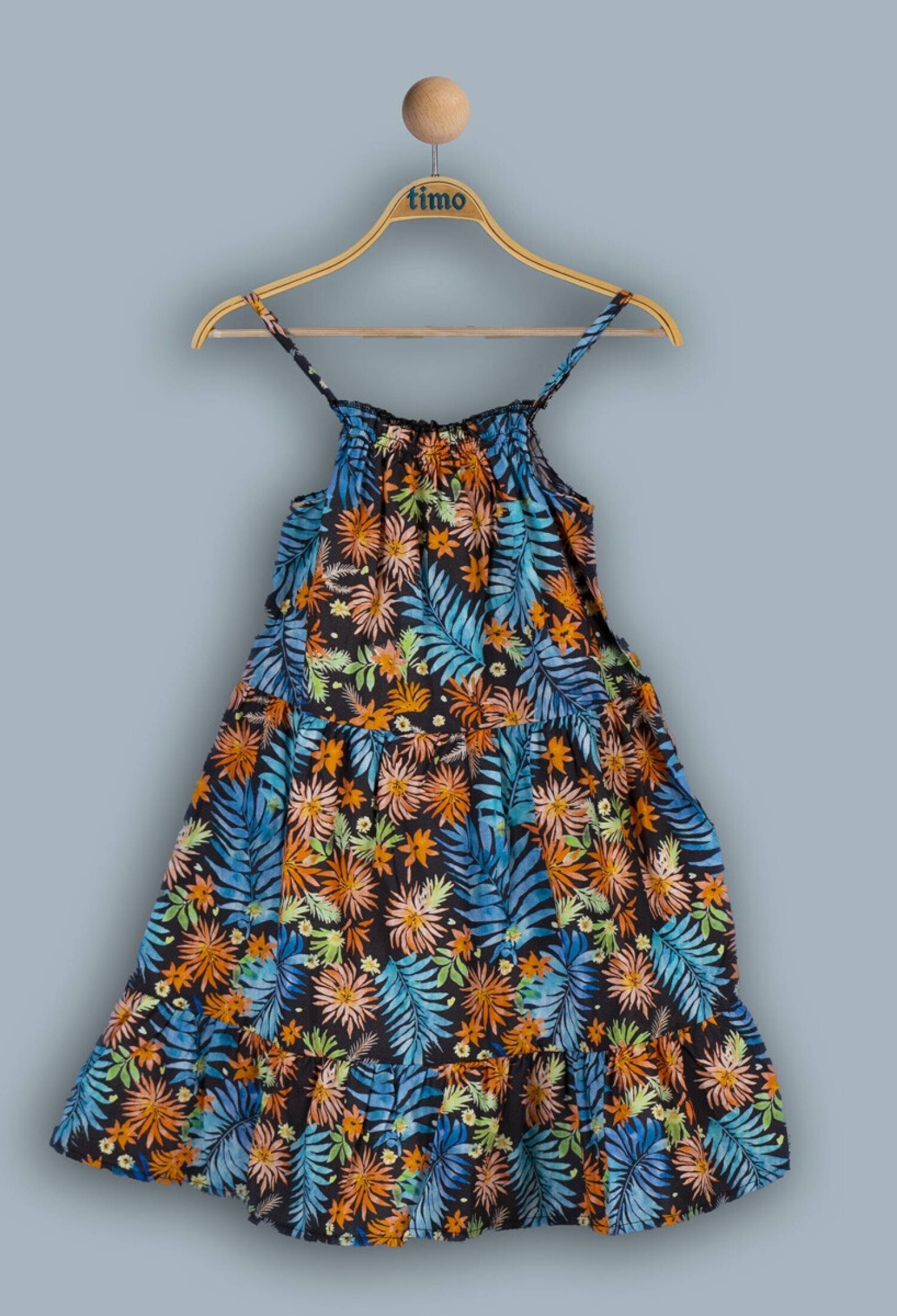 Toptan Kız Çocuk Askılı Elbise 6-9Y 1018-TK4DÜ202242073 - 1018-TK4DÜ202242073 - Brand: Timo - Kids & Bby Clothes From Peralane Kids Turkey