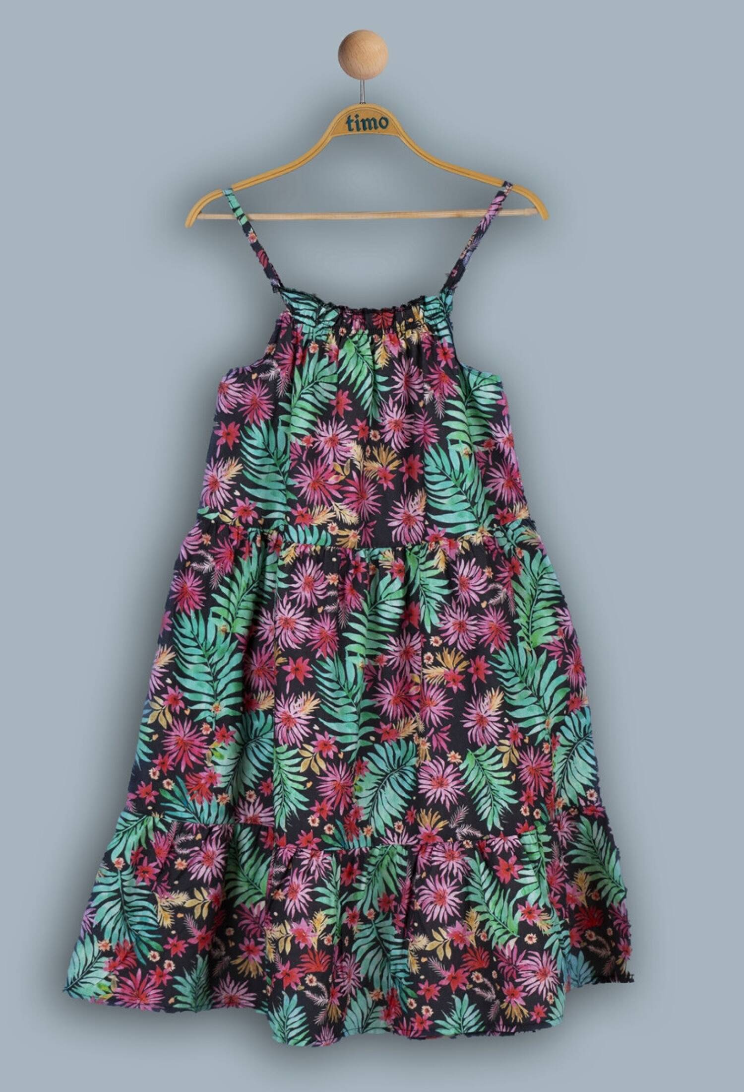 Toptan Kız Çocuk Askılı Elbise 6-9Y 1018-TK4DÜ202242073 - 1018-TK4DÜ202242073 - Brand: Timo - Kids & Bby Clothes From Peralane Kids Turkey