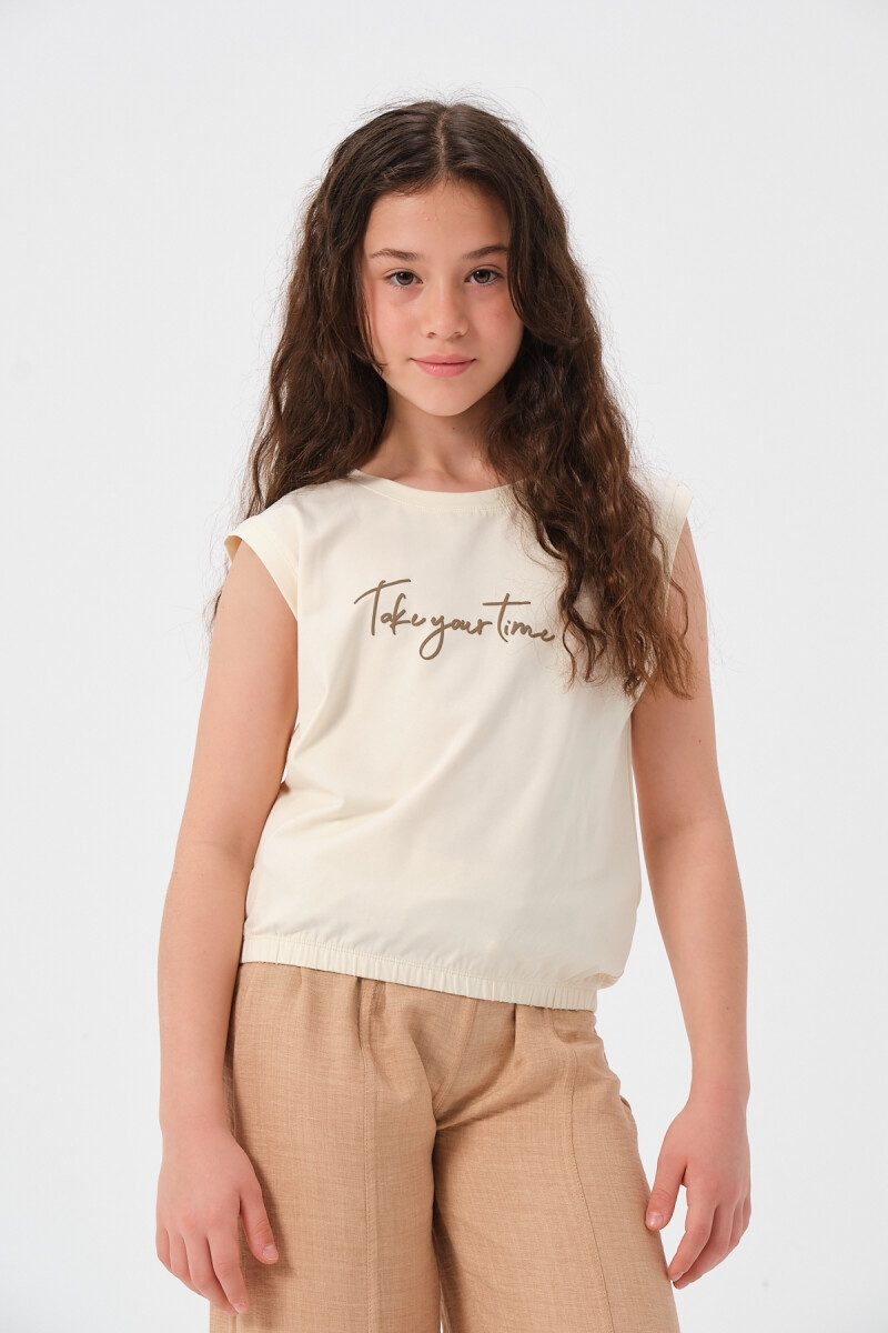 Toptan Kız Çocuk Baskılı Kolsuz T-shirt 8-15Y 2051-241Z4ALB51 – 2051-241Z4ALB51 – Brand: Jazziee – Kids & Bby Clothes From Peralane Kids Turkey