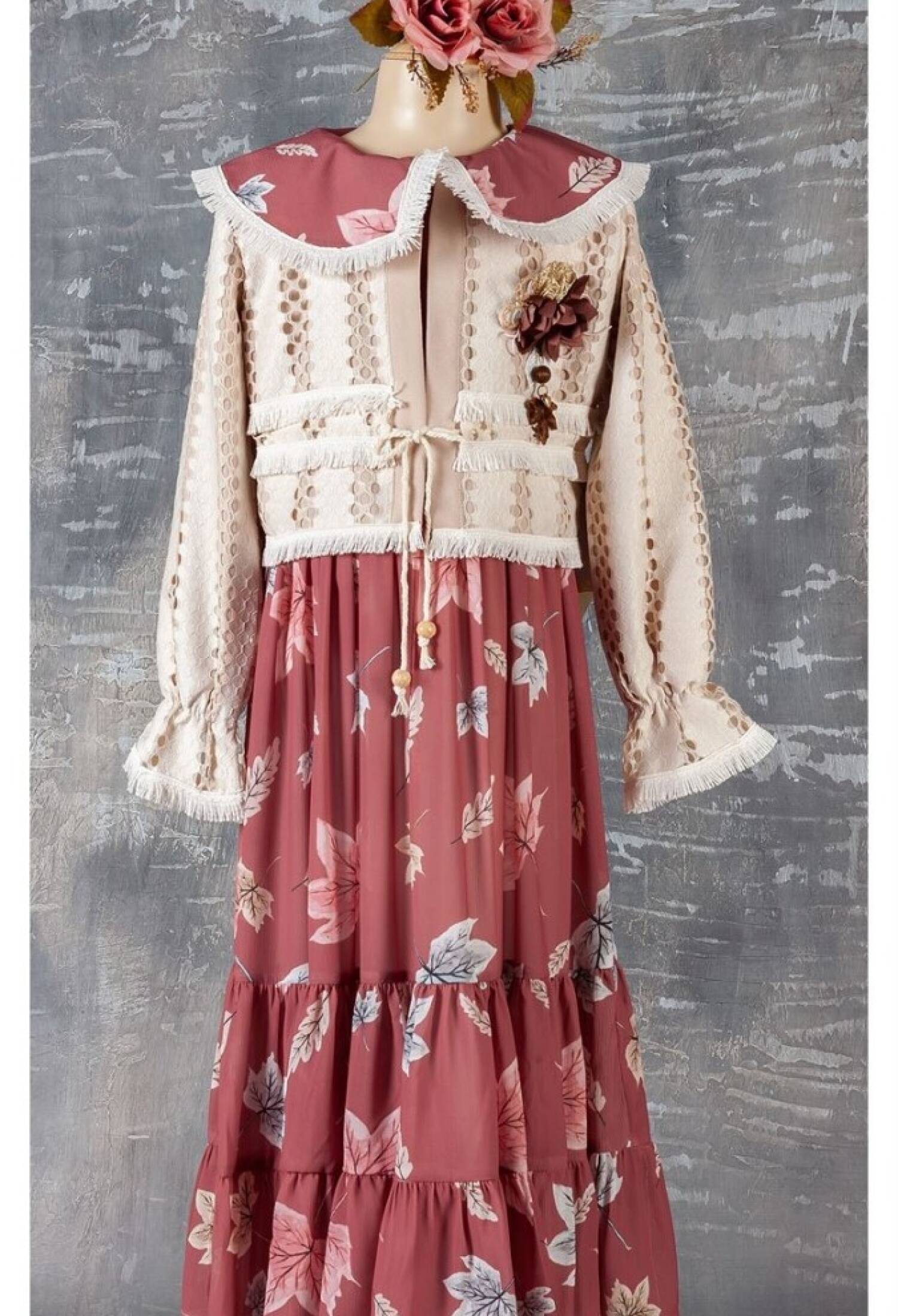 Toptan Kız Çocuk Bolerolu Elbise 9-12Y 1042-2378 - 1042-2378 - Brand: Tivido - Kids & Bby Clothes From Peralane Kids Turkey