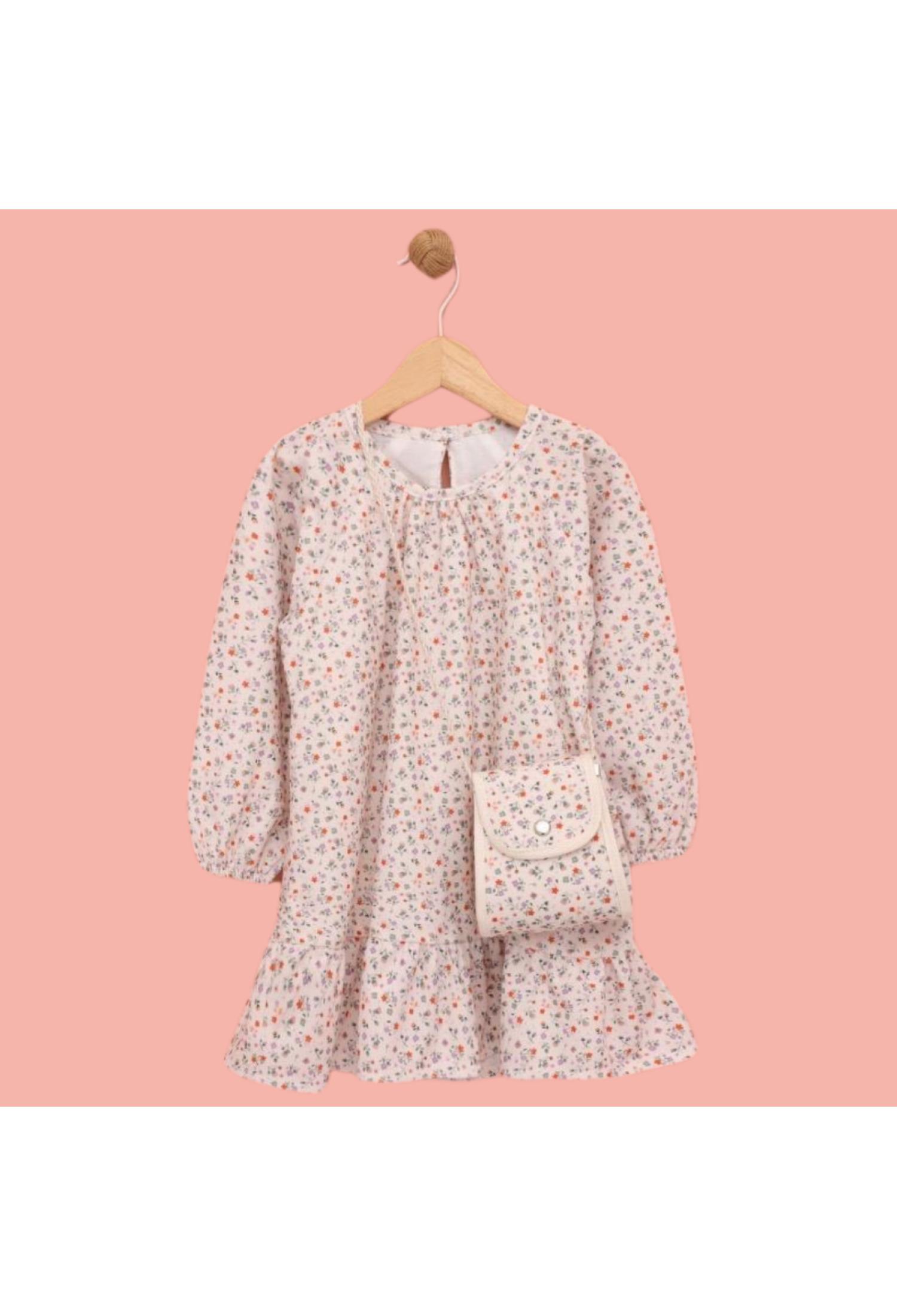 Toptan Kız Çocuk Çantalı Elbise 2-5Y 1049-6553 - 1049-6553 - Brand: Lilax - Kids & Bby Clothes From Peralane Kids Turkey