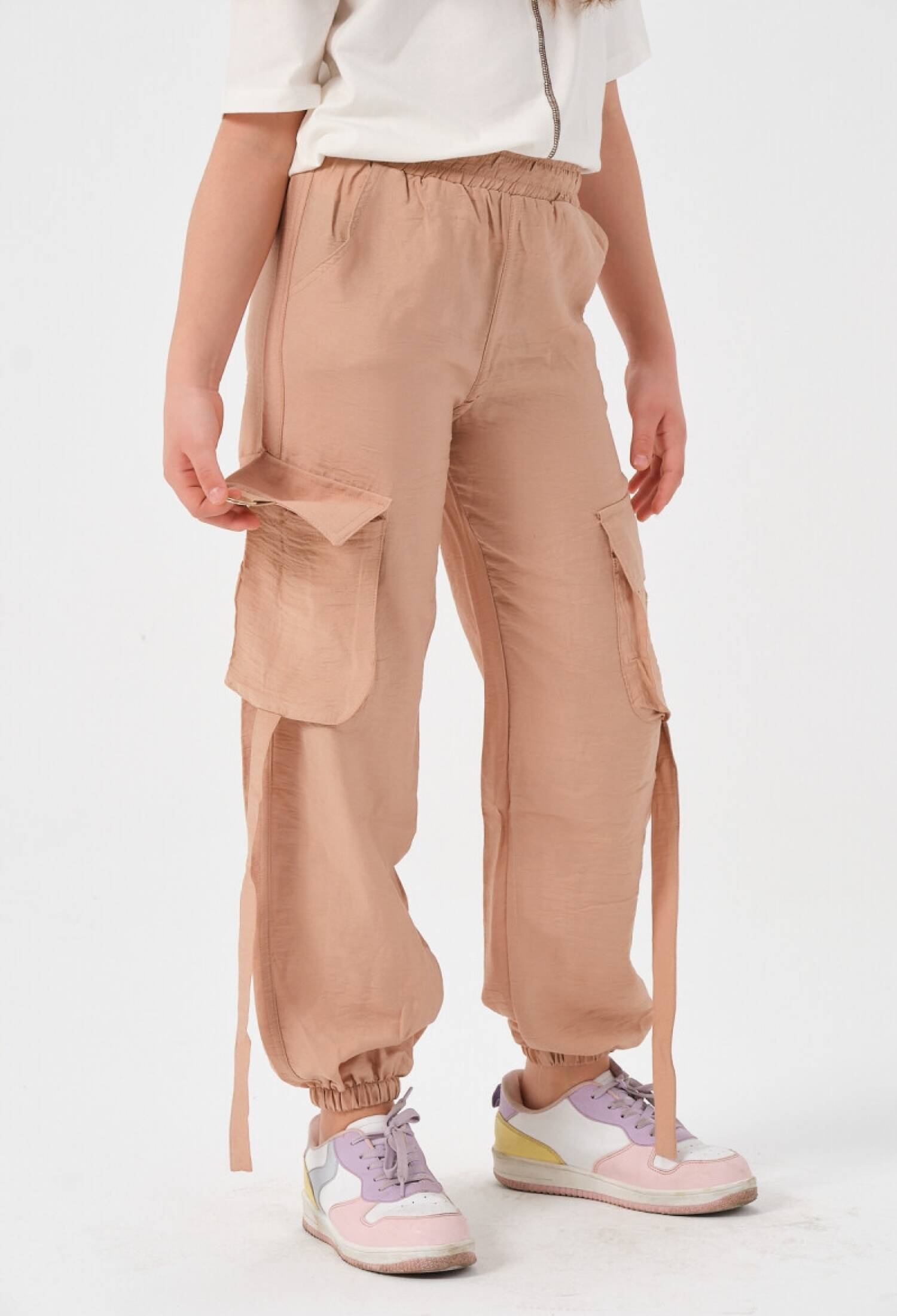 Toptan Kız Çocuk Cepli Jogger Pantolon 8-5Y 2051-241Z4ALD01 - 2051-241Z4ALD01 - Brand: Jazziee - Kids & Bby Clothes From Peralane Kids Turkey