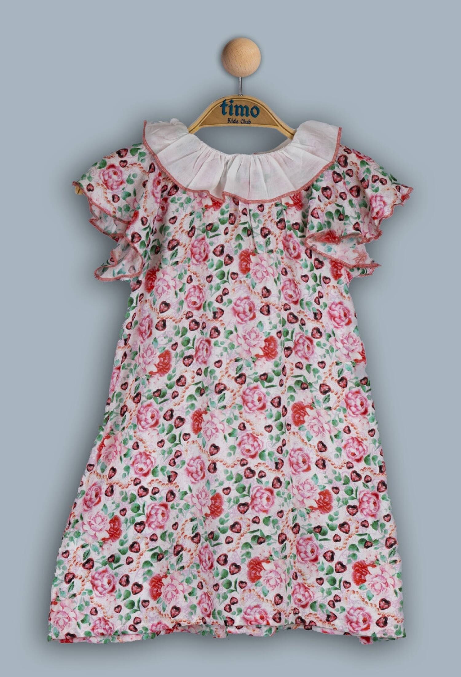 Toptan Kız Çocuk Elbise 2-5Y 1018-TK4DÜ012243712 - 1018-TK4DÜ012243712 - Brand: Timo - Kids & Bby Clothes From Peralane Kids Turkey