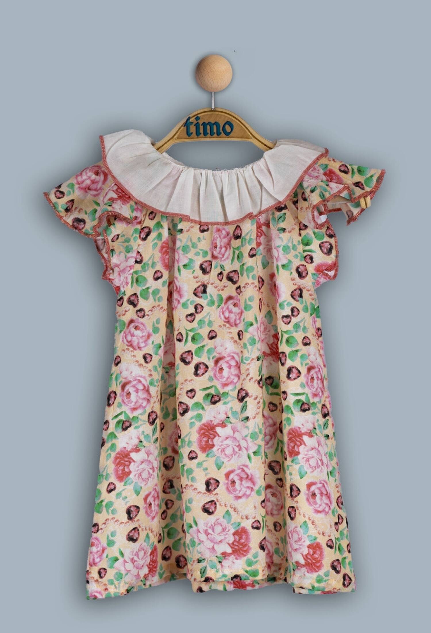 Toptan Kız Çocuk Elbise 2-5Y 1018-TK4DÜ012243712 - 1018-TK4DÜ012243712 - Brand: Timo - Kids & Bby Clothes From Peralane Kids Turkey