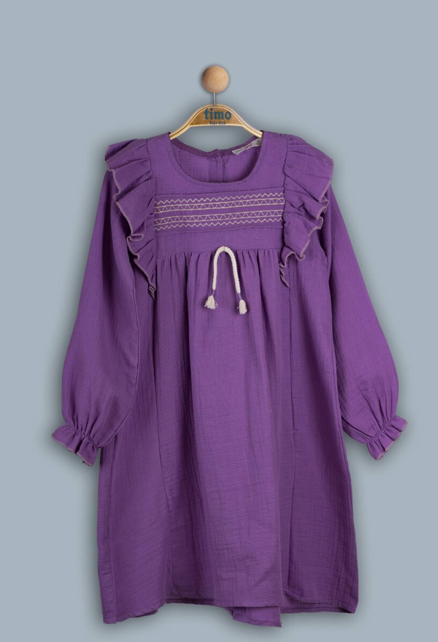 Toptan Kız Çocuk Elbise 2-5Y 1018-TK4DÜ082241872 - 1018-TK4DÜ082241872 - Brand: Timo - Kids & Bby Clothes From Peralane Kids Turkey