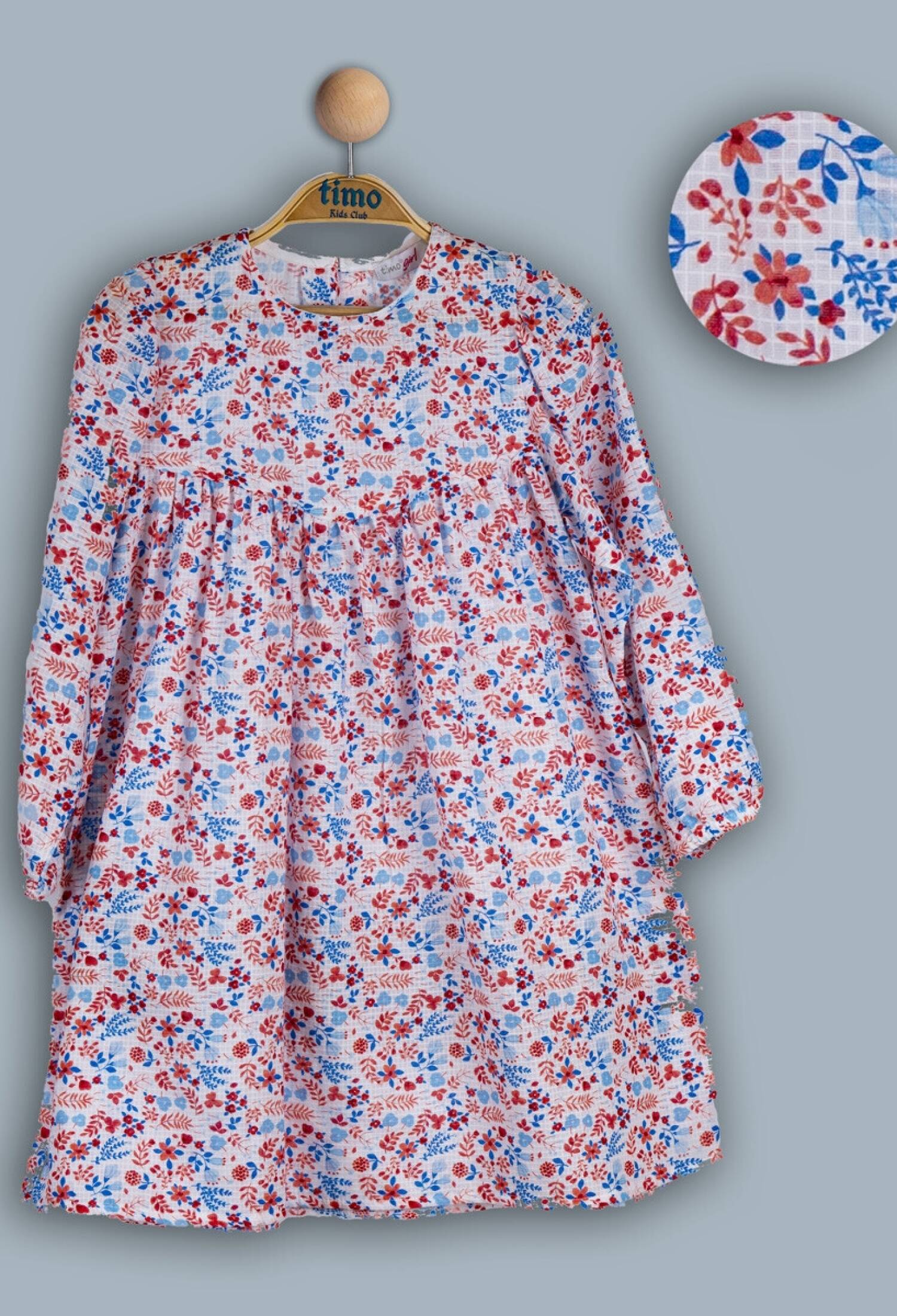 Toptan Kız Çocuk Elbise 2-5Y 1018-TK4DÜ082243892 - 1018-TK4DÜ082243892 - Brand: Timo - Kids & Bby Clothes From Peralane Kids Turkey