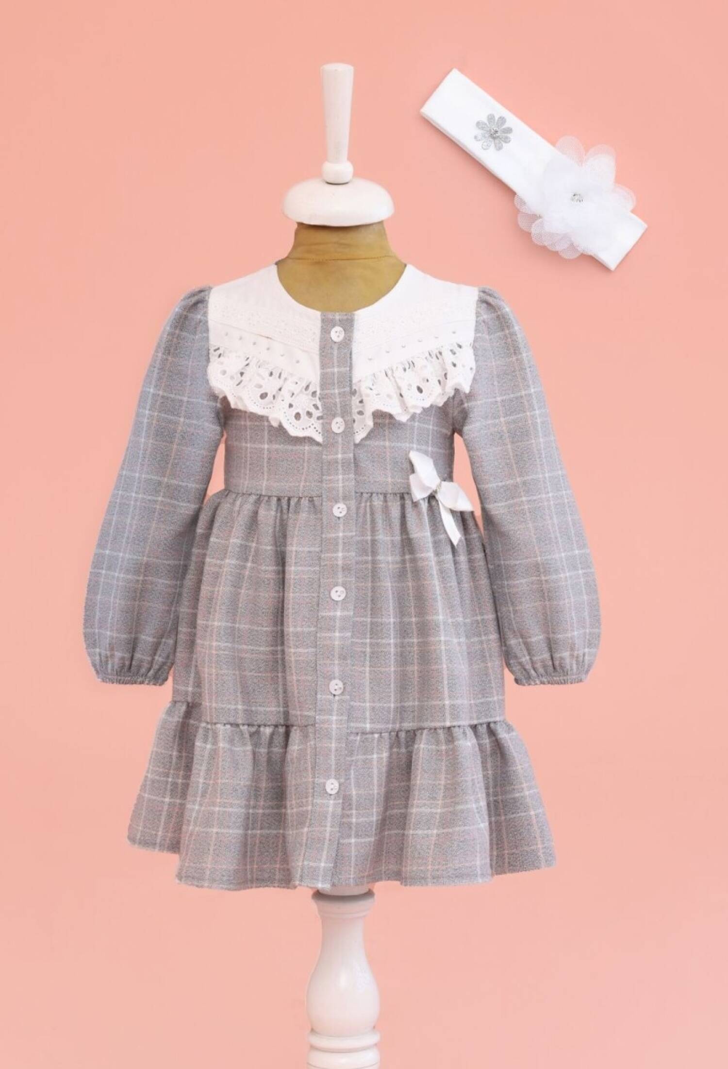 Toptan Kız Çocuk Elbise 9-24M 1049-6515 - 1049-6515 - Brand: Lilax - Kids & Bby Clothes From Peralane Kids Turkey