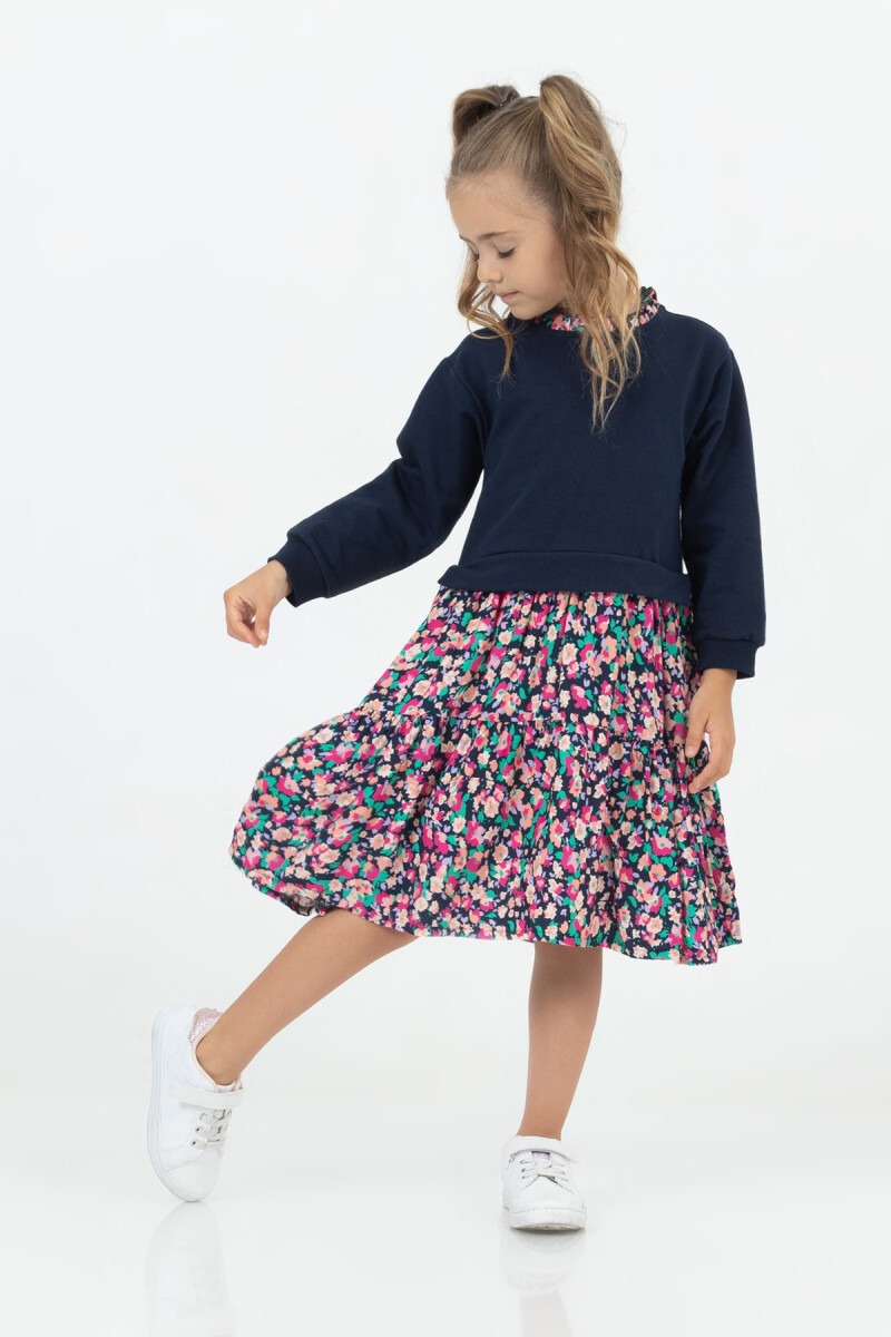 Toptan Kız Çocuk Elbisesi 2-5Y 1099-552 - 1099-552 - Brand: Tuffy - Kids & Bby Clothes From Peralane Kids Turkey