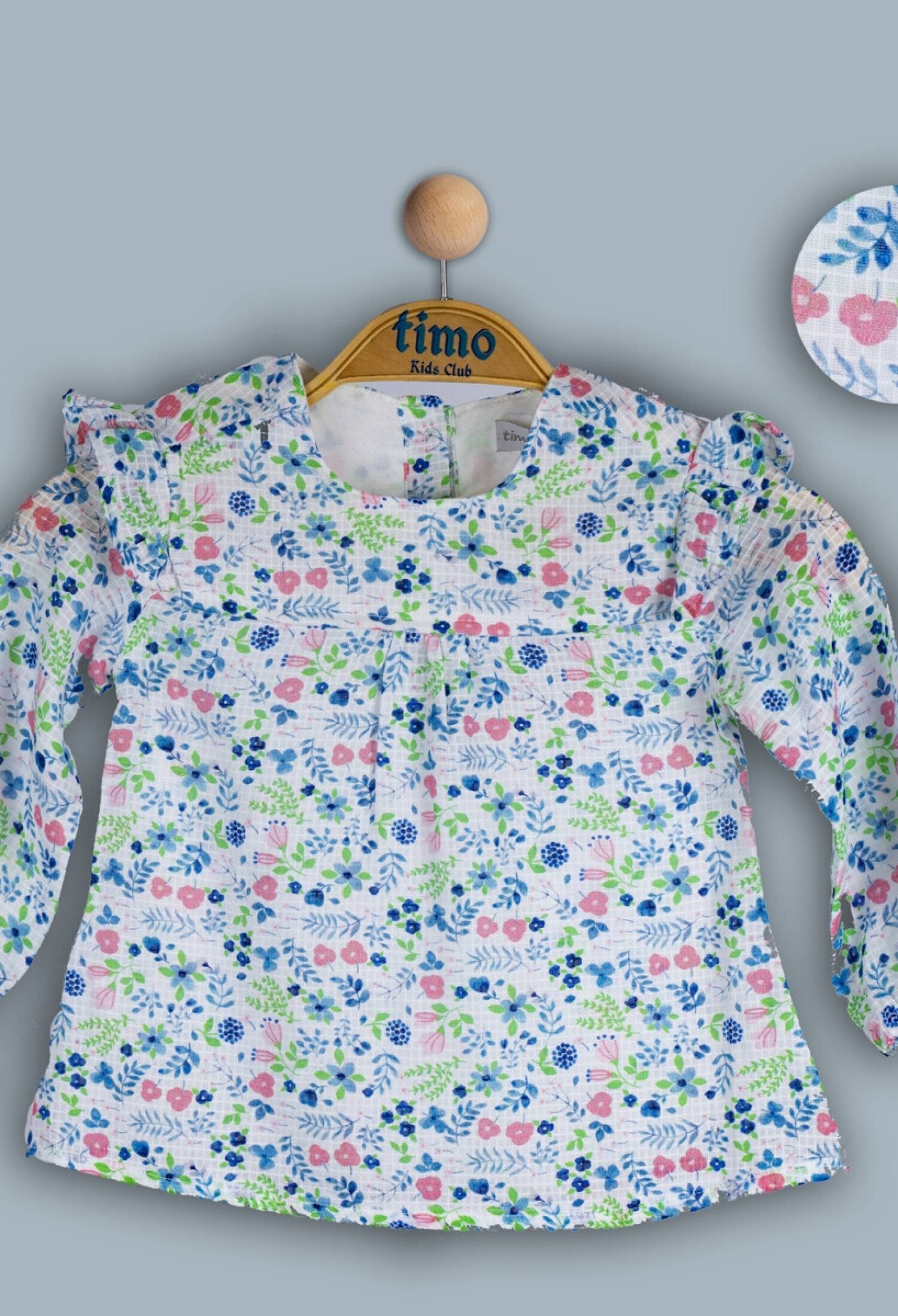 Toptan Kız Çocuk Gömlek 2-5Y 1018-TK4DÜ202241962 - 1018-TK4DÜ202241962 - Brand: Timo - Kids & Bby Clothes From Peralane Kids Turkey