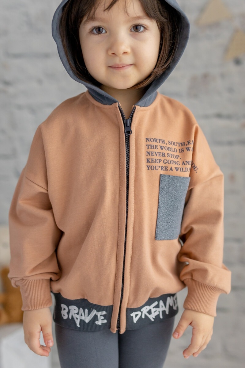 Toptan Kız Çocuk Kapüşonlu Fermuarlı Sweatshirt 6-12Y 1070-232Z4GZN26 - 1070-232Z4GZN26 - Brand: Zeyland - Kids & Bby Clothes From Peralane Kids Turkey