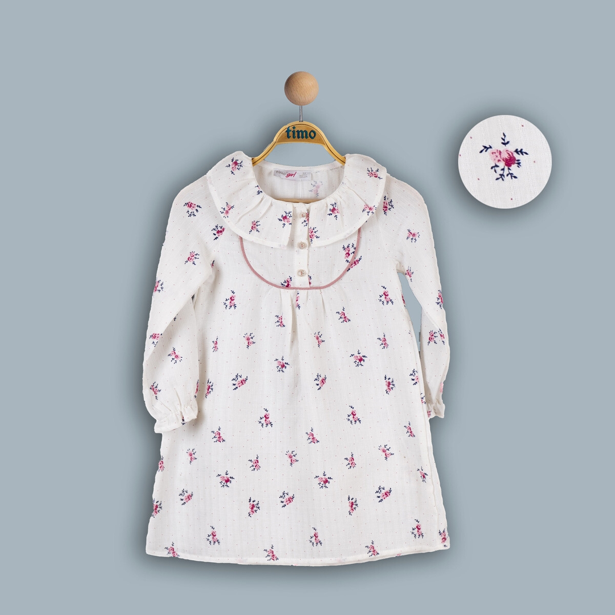 Toptan Kız Çocuk Müslin Elbise 2-5Y 1018-TK4DÜ042242392 – 1018-TK4DÜ042242392 – Brand: Timo – Kids & Bby Clothes From Peralane Kids Turkey