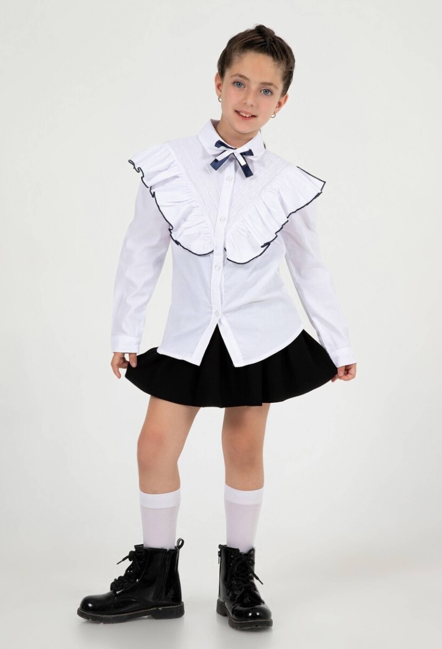 Toptan Kız Çocuk Okul Gömleği 7-10Y 1016-24209 - 1016-24209 - Brand: Büşra Bebe - Kids & Bby Clothes From Peralane Kids Turkey