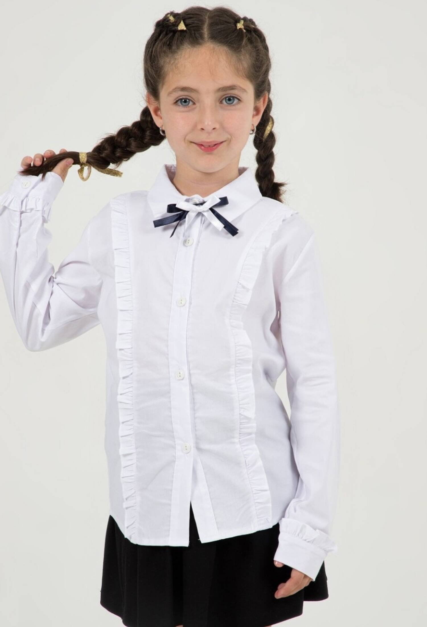 Toptan Kız Çocuk Okul Gömleği 7-10Y 1016-24214 - 1016-24214 - Brand: Büşra Bebe - Kids & Bby Clothes From Peralane Kids Turkey