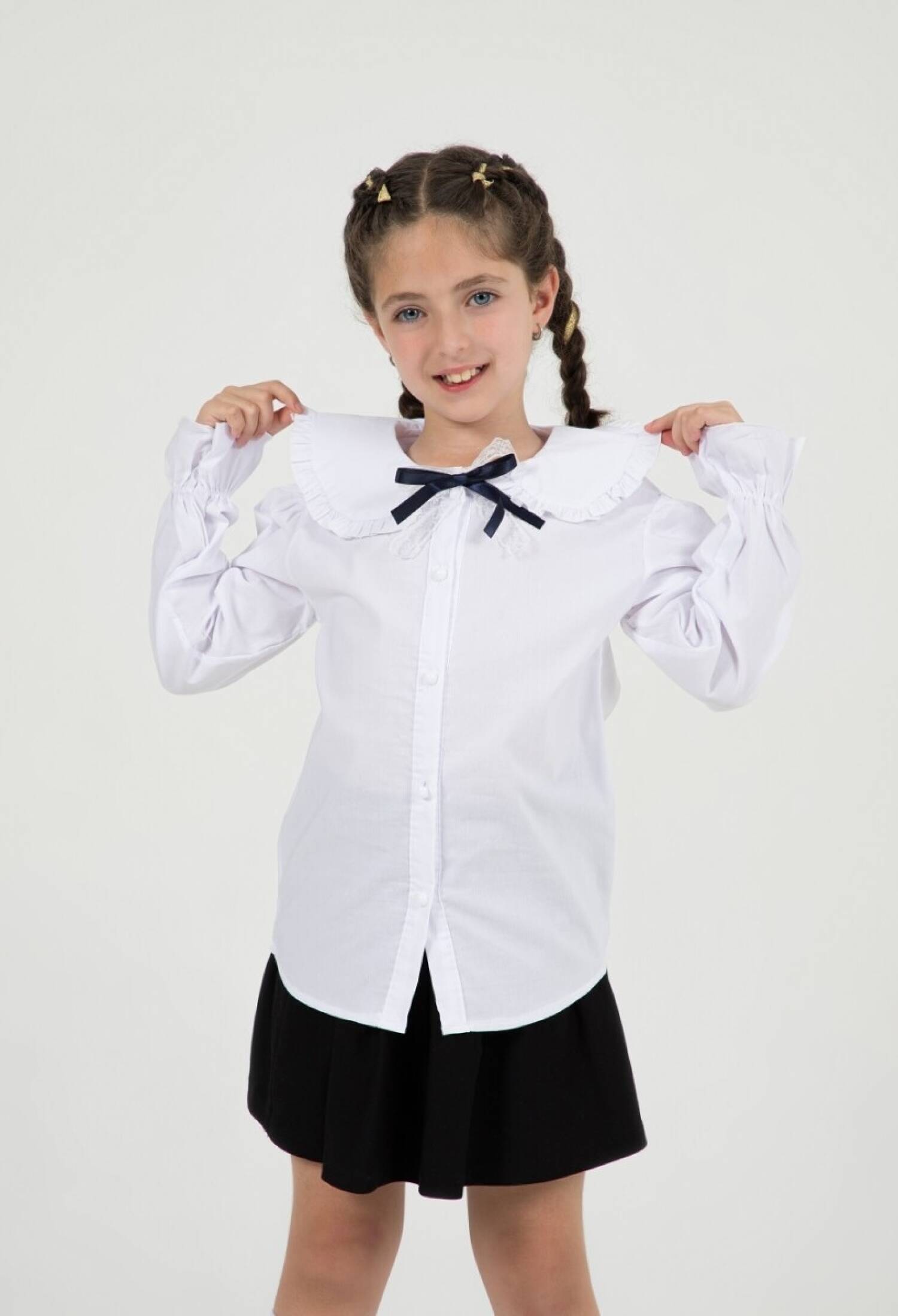 Toptan Kız Çocuk Okul Gömleği 7-10Y 1016-24219 - 1016-24219 - Brand: Büşra Bebe - Kids & Bby Clothes From Peralane Kids Turkey