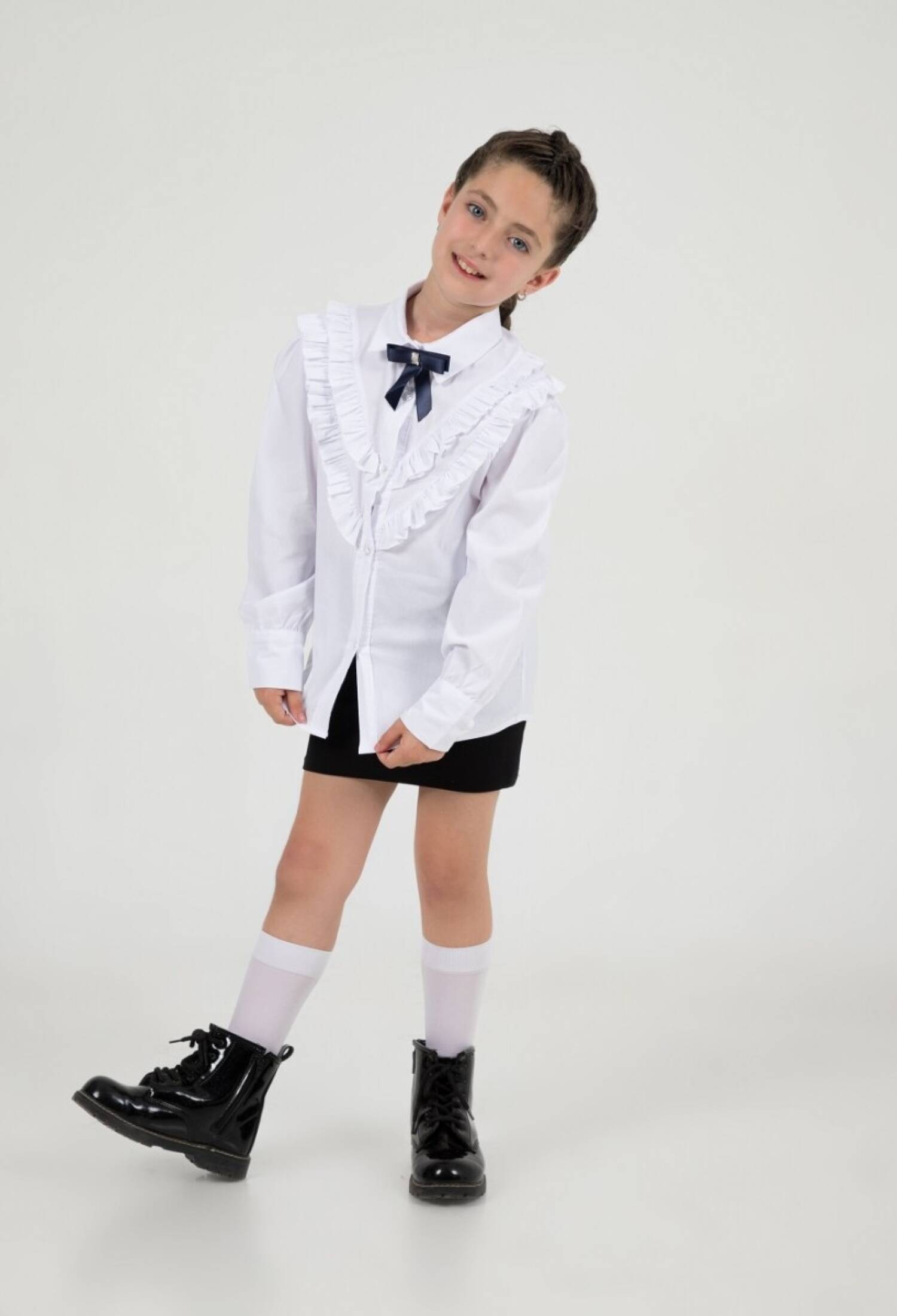 Toptan Kız Çocuk Okul Gömleği 7-10Y 1016-24221 - 1016-24221 - Brand: Büşra Bebe - Kids & Bby Clothes From Peralane Kids Turkey