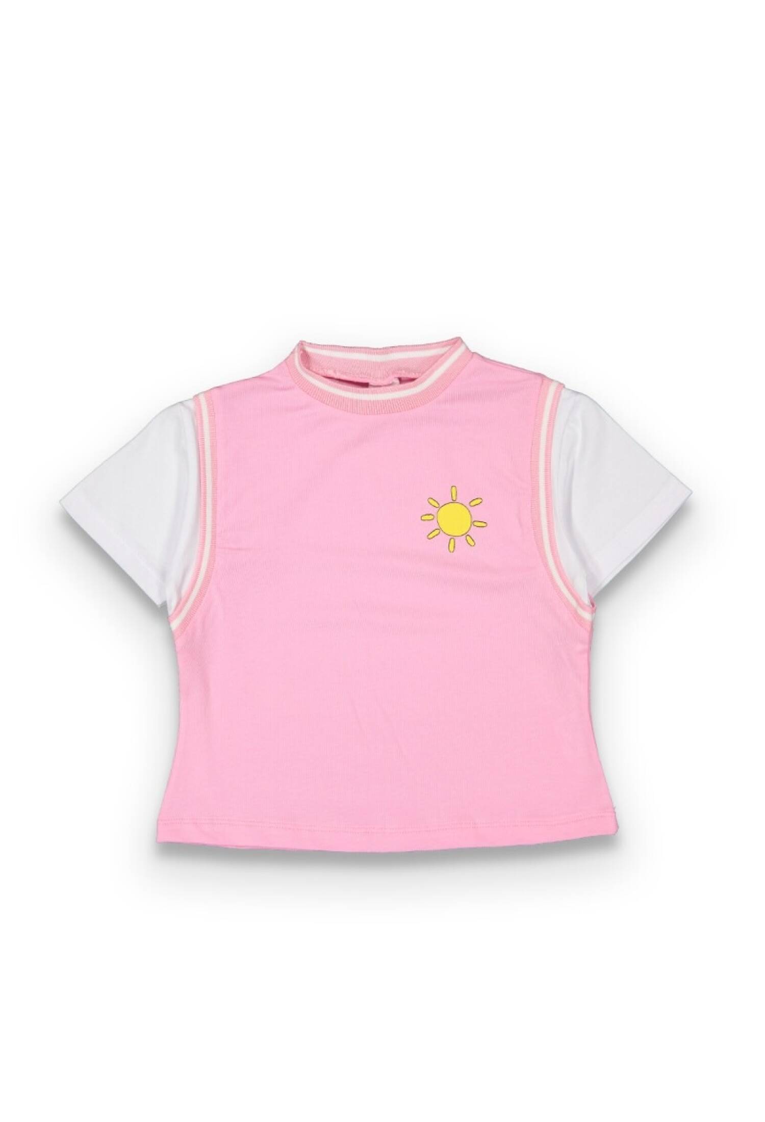 Toptan Kız Çocuk Tişört 2-5Y 1099-9069 - 1099-9069 - Brand: Tuffy - Kids & Bby Clothes From Peralane Kids Turkey