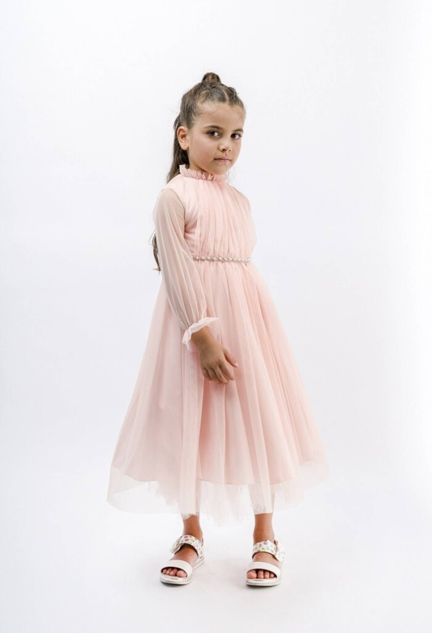 Toptan Kız Çocuk Tüllü Abiye 6-12Y 1022-23004 - 1022-23004 - Brand: Wecan - Kids & Bby Clothes From Peralane Kids Turkey