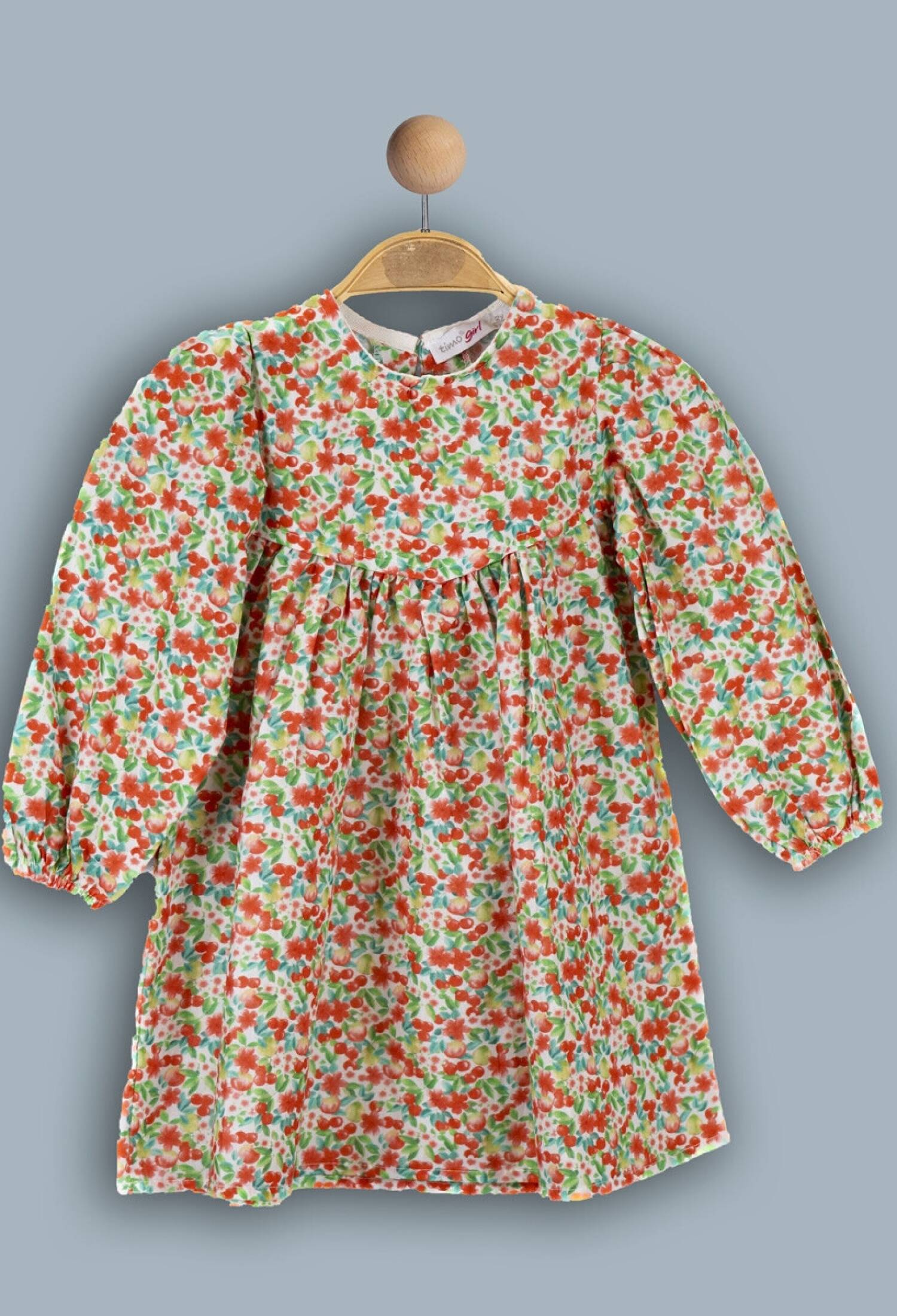 Toptan Kız Çocuk Uzun Kol Elbise 6-9Y 1018-TK4DÜ082241843 - 1018-TK4DÜ082241843 - Brand: Timo - Kids & Bby Clothes From Peralane Kids Turkey