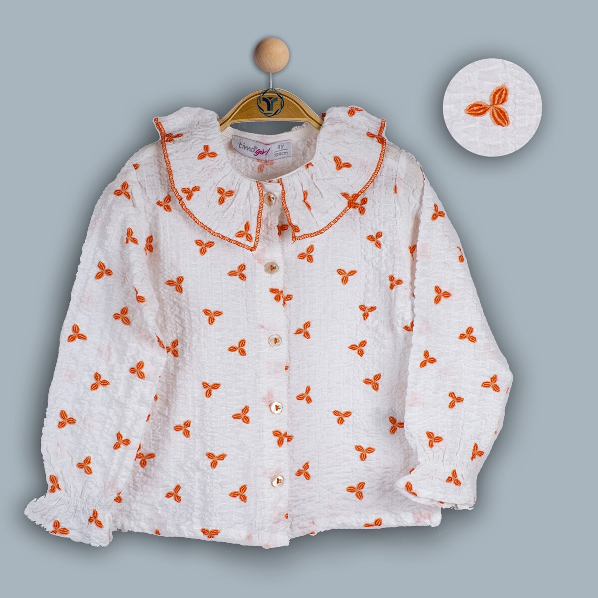 Toptan Kız Çocuk Yakası Fırfırlı Gömlek 6-9Y 1018-TK4DÜ012243393 – 1018-TK4DÜ012243393 – Brand: Timo – Kids & Bby Clothes From Peralane Kids Turkey